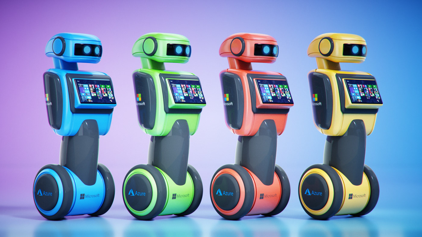 3d，robot，c4d，conceptual design，Microsoft，industrial design，