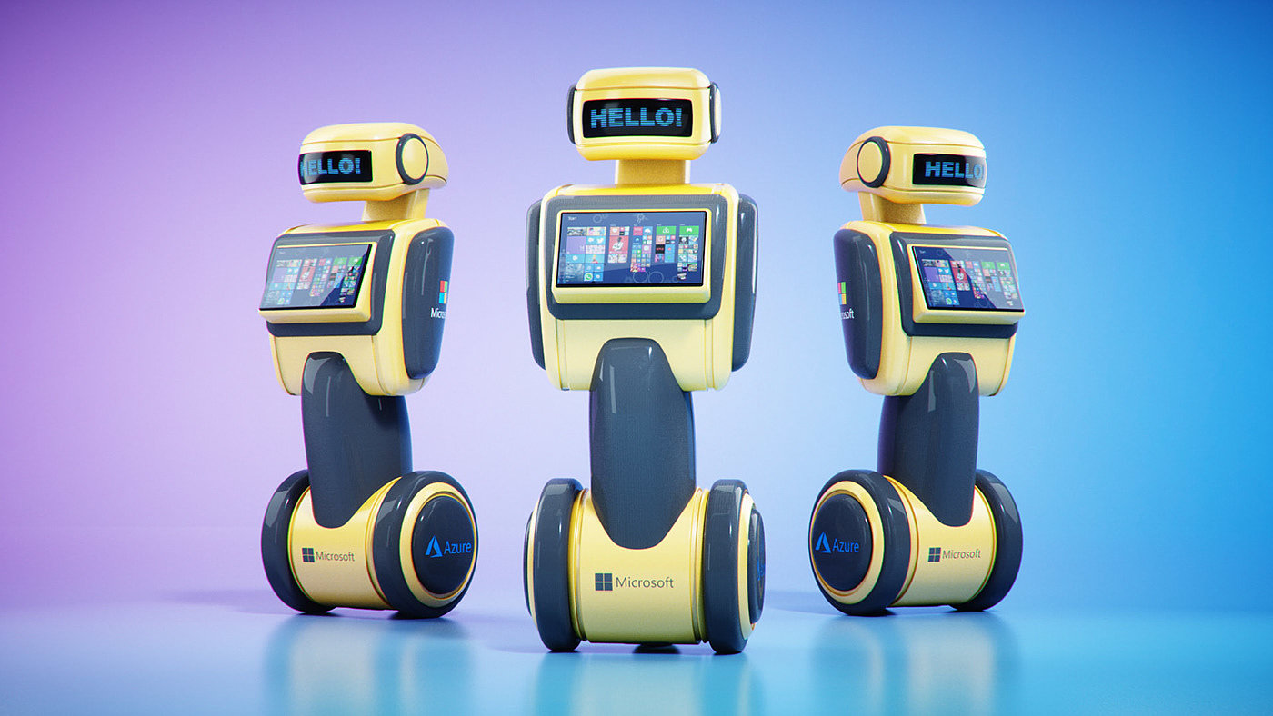 3d，robot，c4d，conceptual design，Microsoft，industrial design，