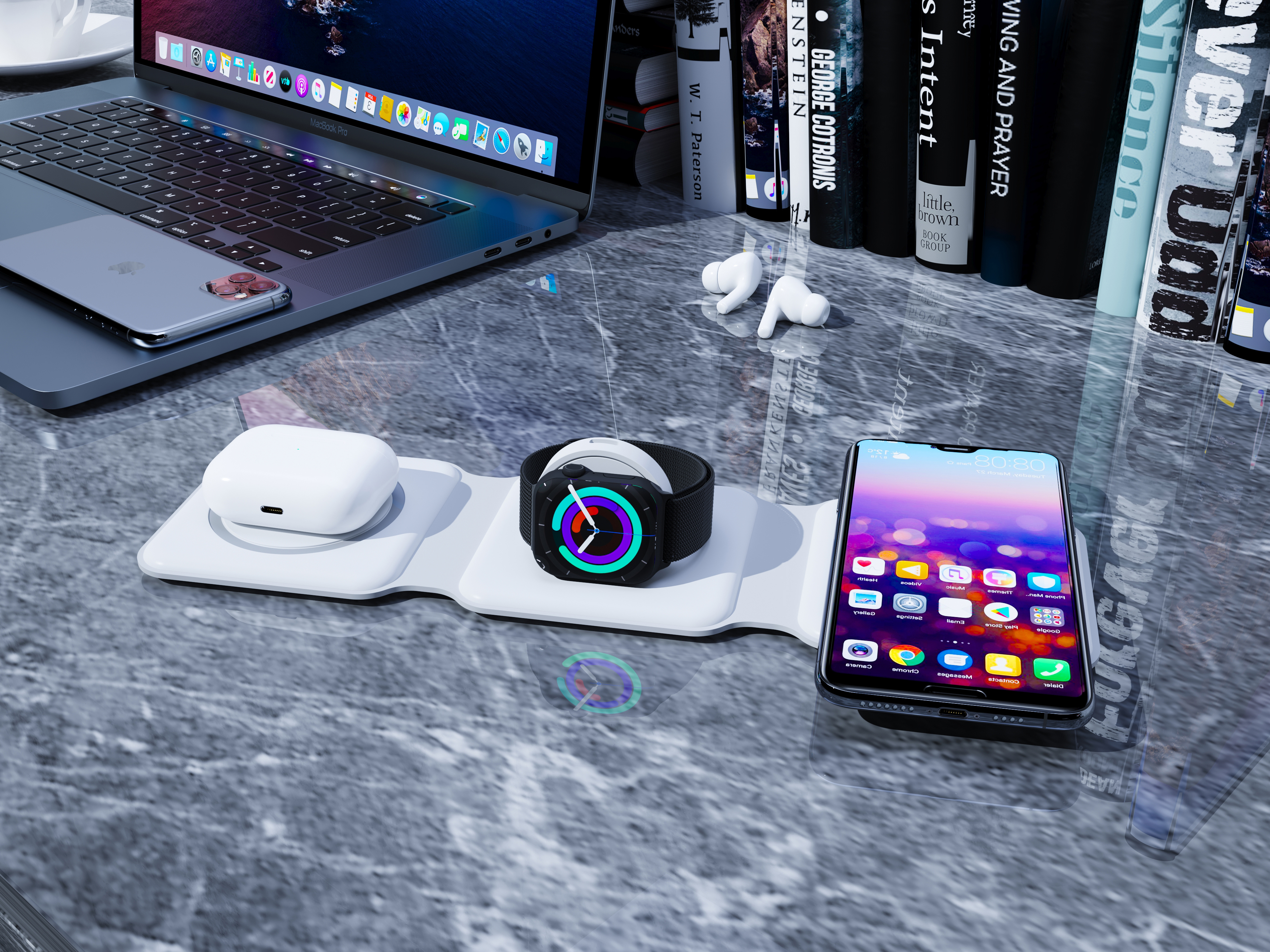 Folding wireless charging，