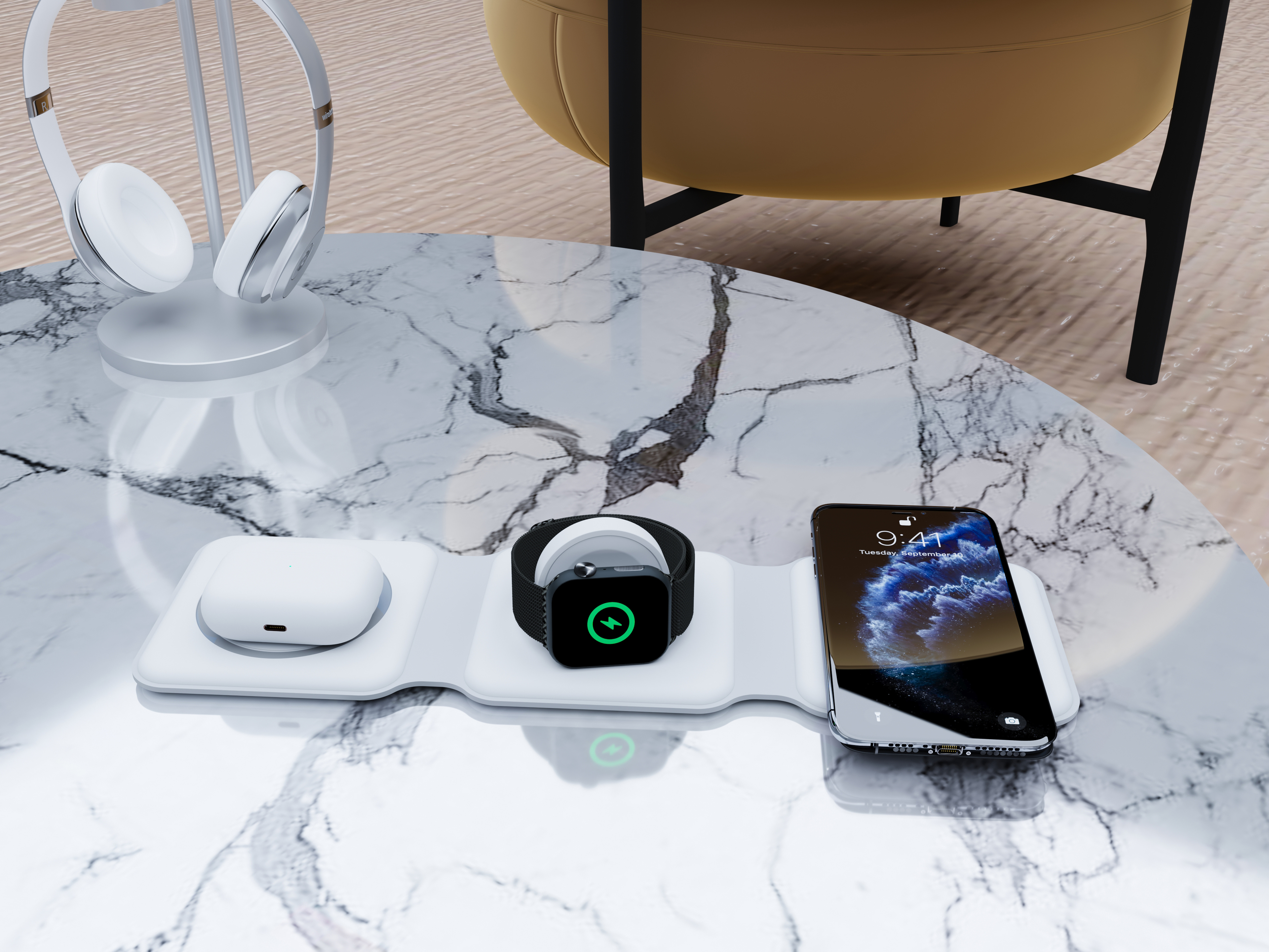 Folding wireless charging，