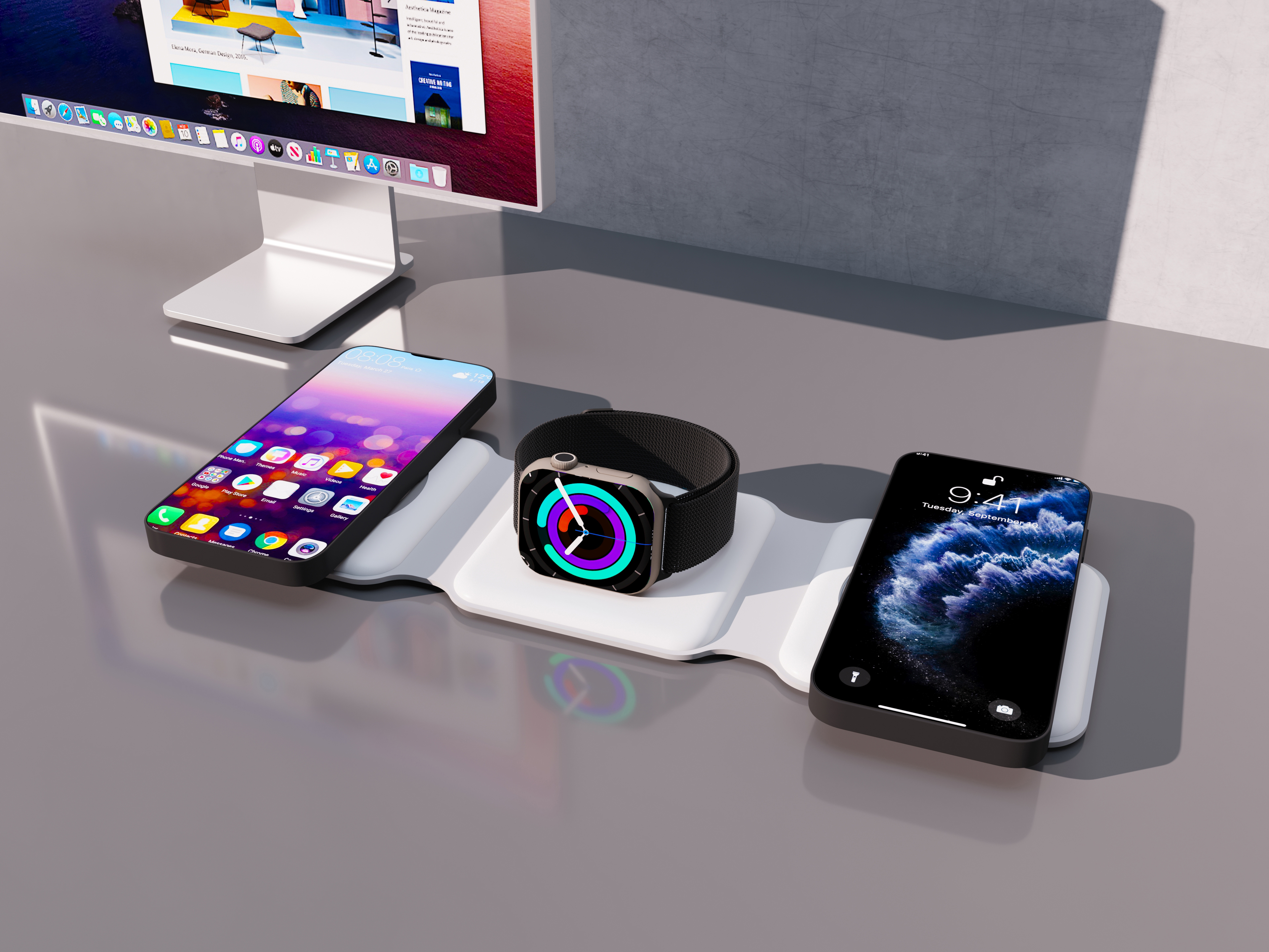 Folding wireless charging，