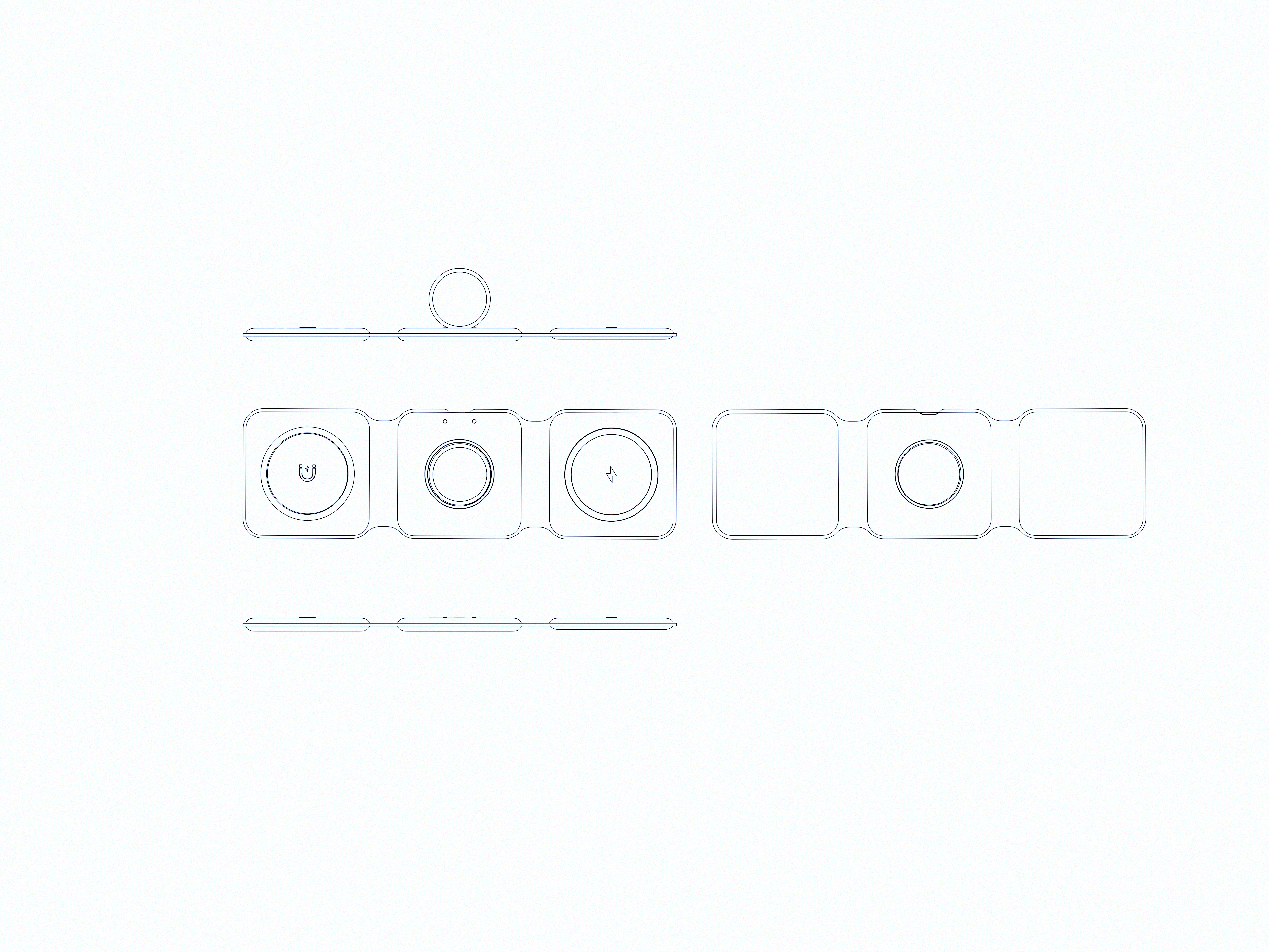 Folding wireless charging，