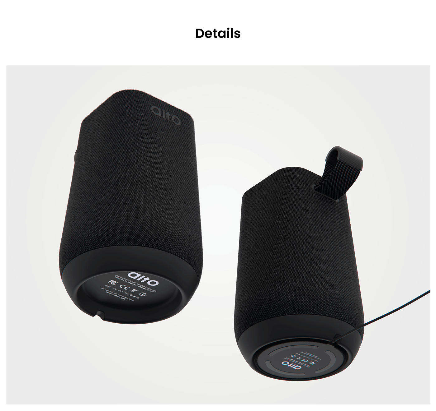 speaker，Bluetooth Speaker ，product design，conceptual design，Alto，