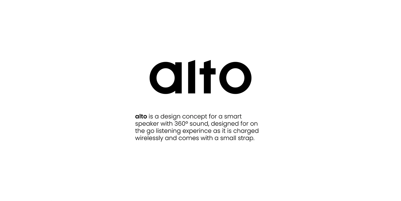 speaker，Bluetooth Speaker ，product design，conceptual design，Alto，