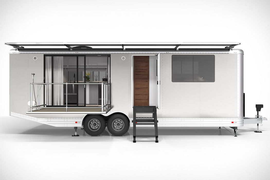 trailer，solar energy，Lithium atom battery，