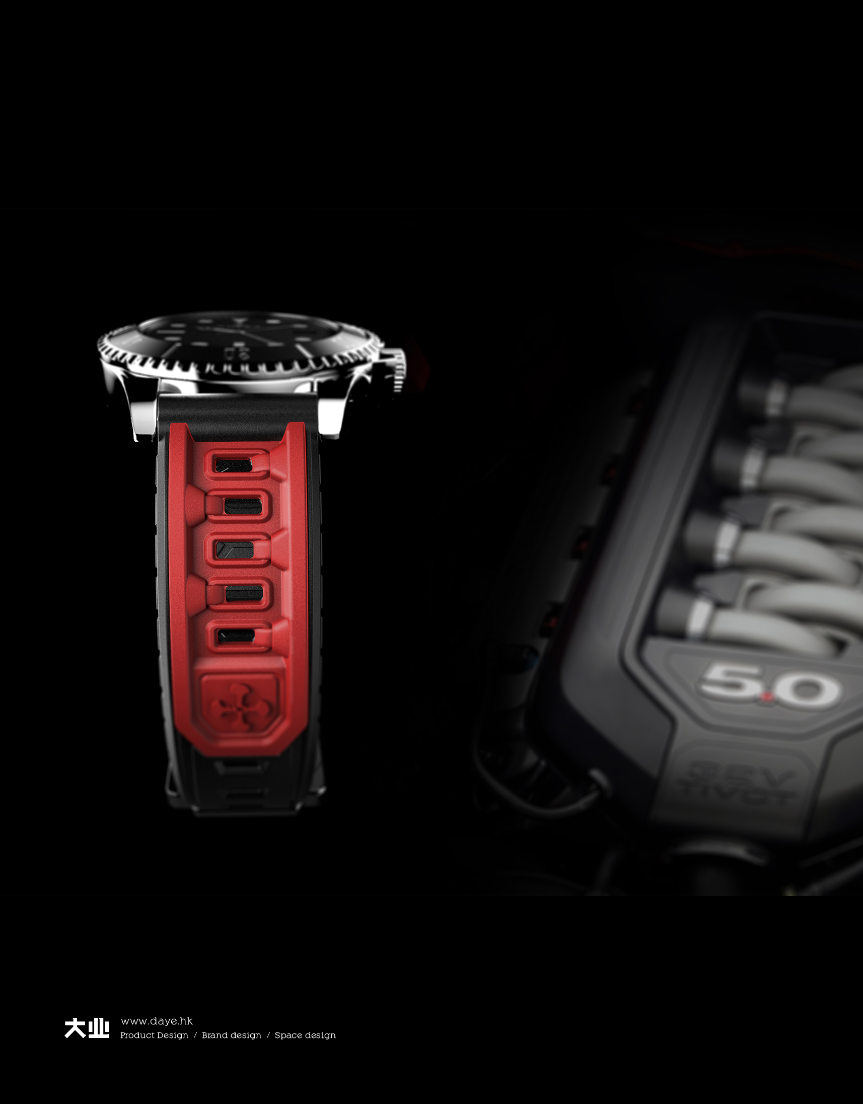 industrial design，product design，Brand design，Watch strap，Wrist watch，