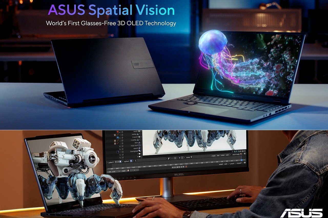 asus，ASUS SPATIAL VISION，笔记本，电脑，笔记本电脑，裸眼3D，3d，华硕，