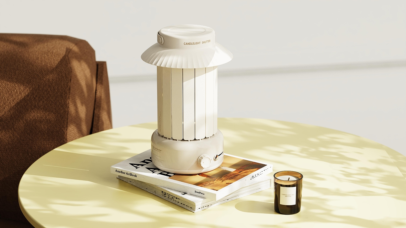product design，industrial design，sample reels，Keyshot rendering，Fragrance，Melting wax lamp，