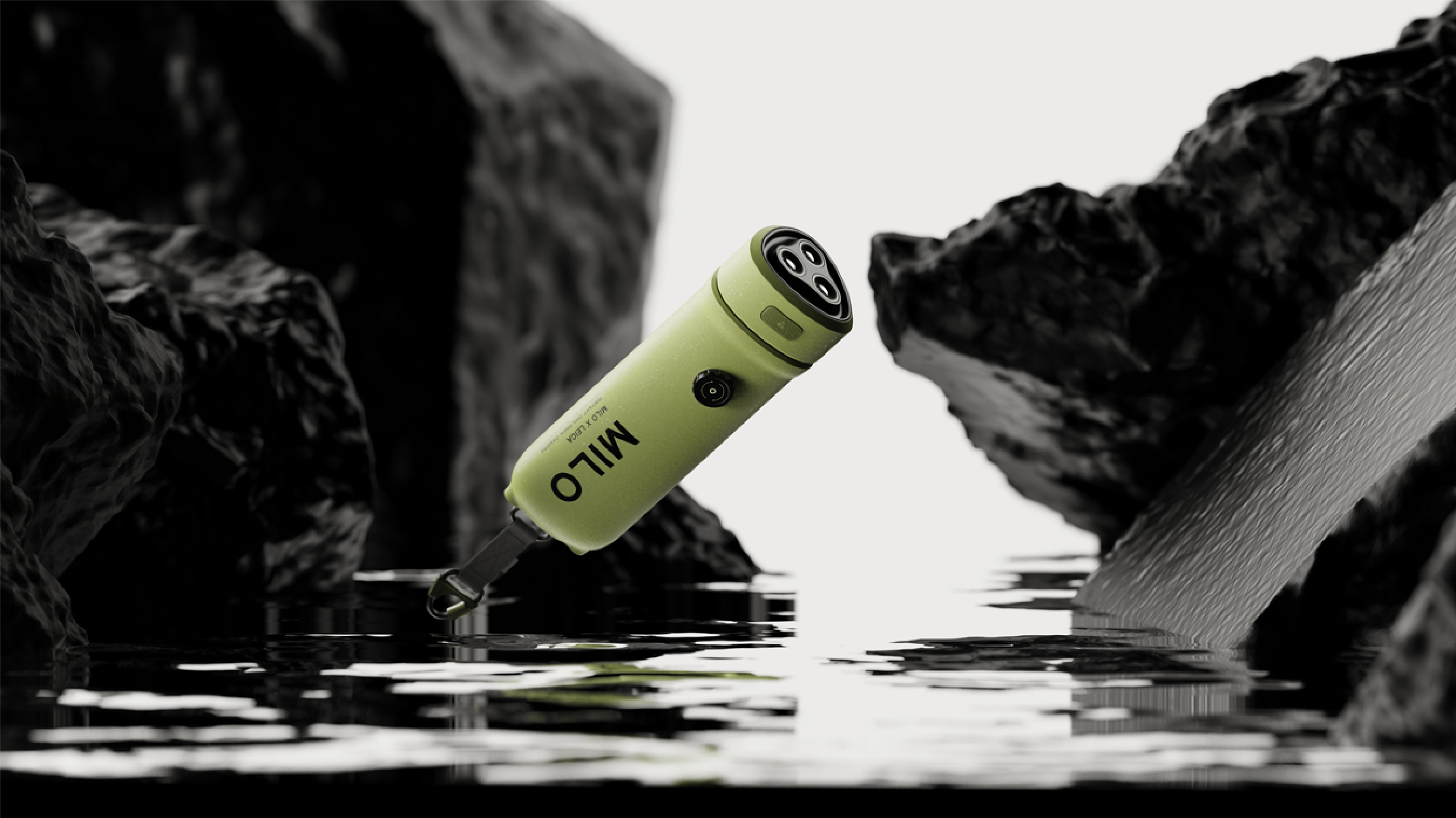 product design，industrial design，Keyshot rendering，Outdoor camping，sample reels，Flashlight，