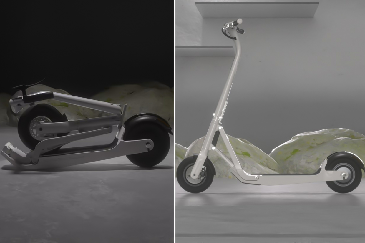 Scooter，Electric scooter，industrial design，product design，vehicle，vehicle，
