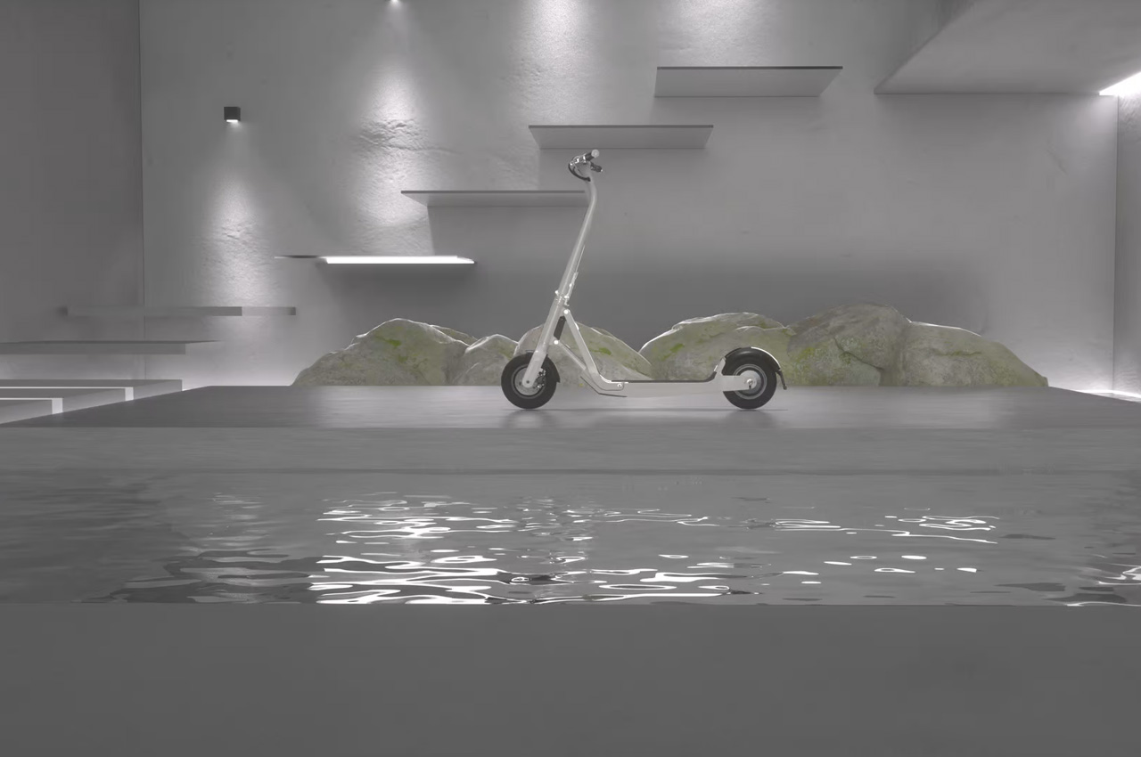 Scooter，Electric scooter，industrial design，product design，vehicle，vehicle，