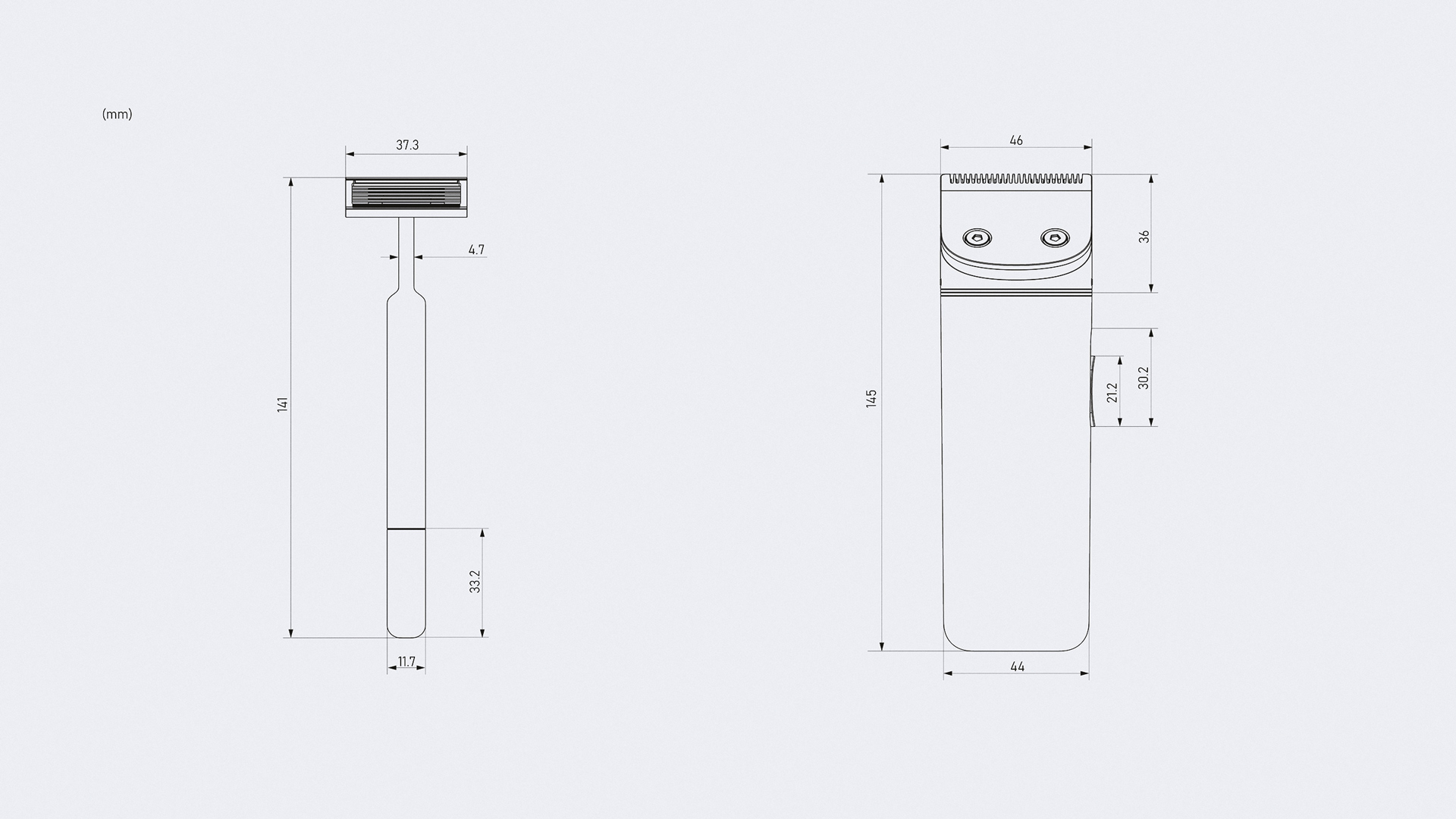 razor，Unisex，product design，Kiru，