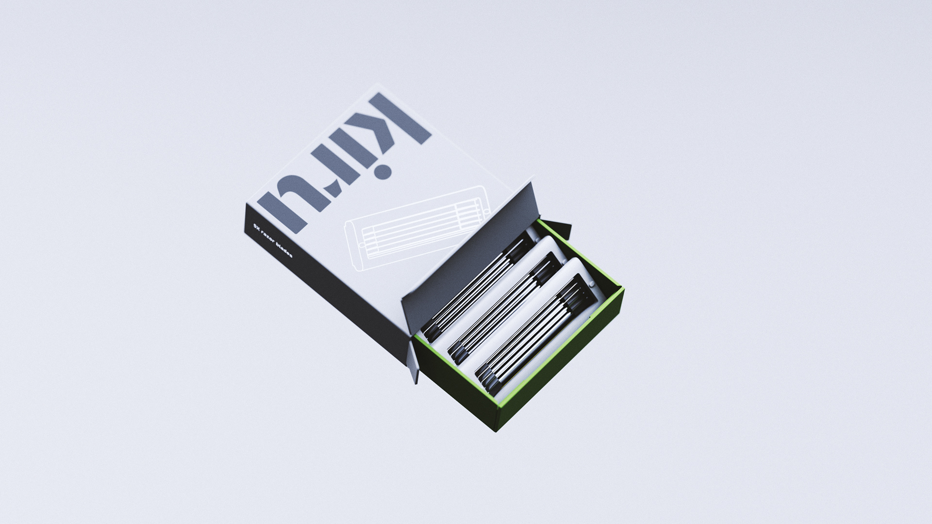 razor，Unisex，product design，Kiru，