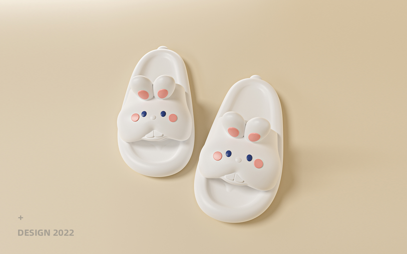 Rabbit slippers，