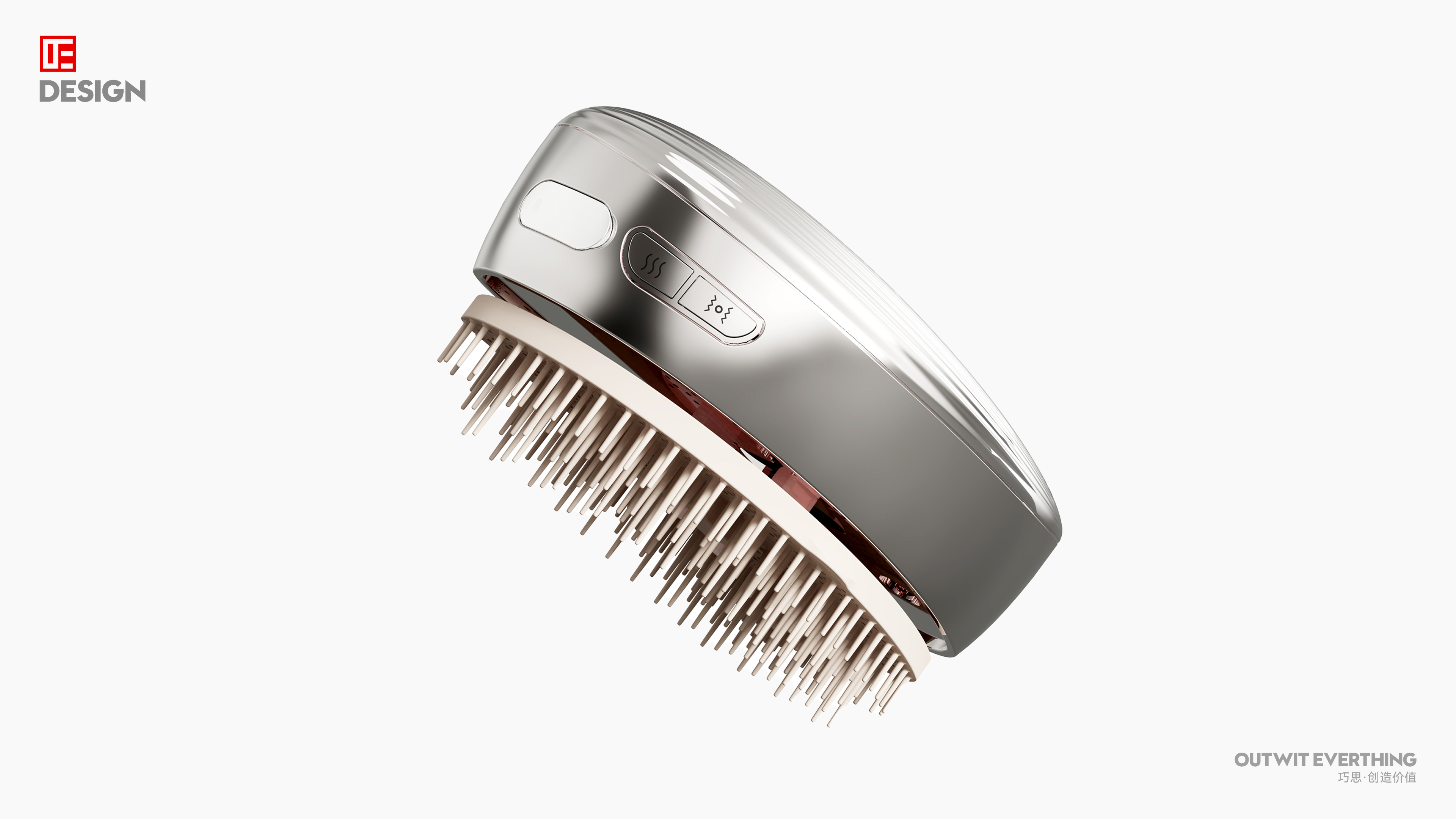 product design，Macro wing design，Product rendering，Essential oil comb，Massage comb，Compliant comb，Nursing hair，