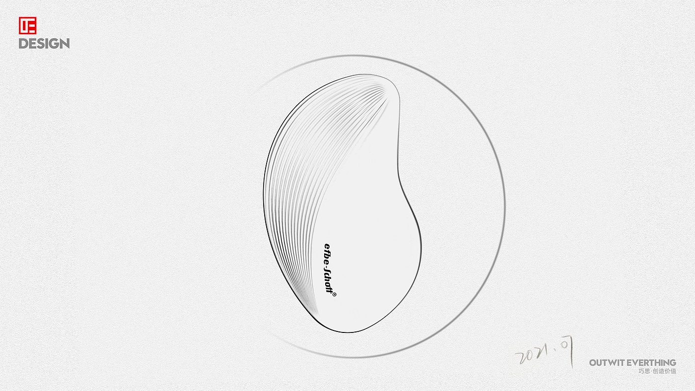 product design，Macro wing design，Product rendering，Essential oil comb，Massage comb，Compliant comb，Nursing hair，