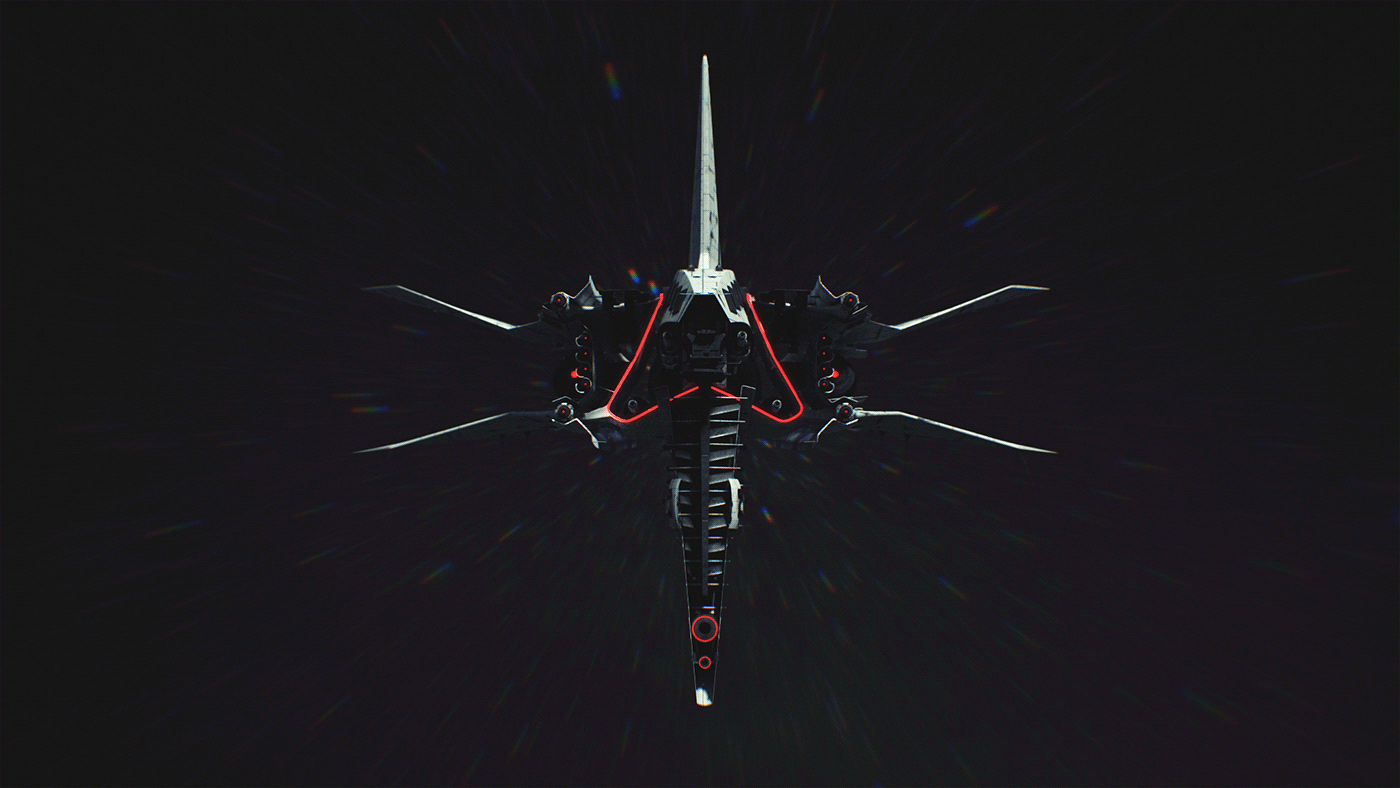 fighter，Appearance design，future，Mechanical sense，product design，