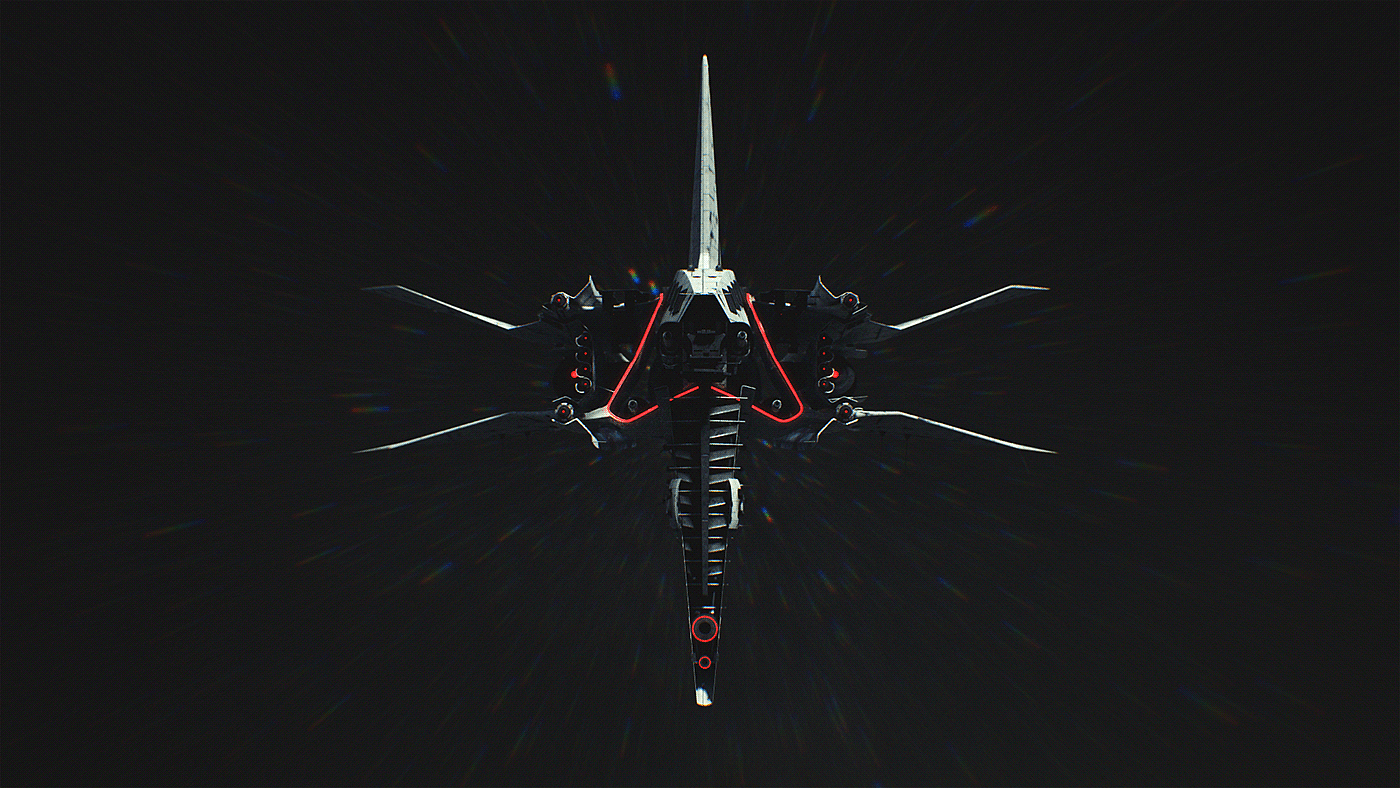 fighter，Appearance design，future，Mechanical sense，product design，