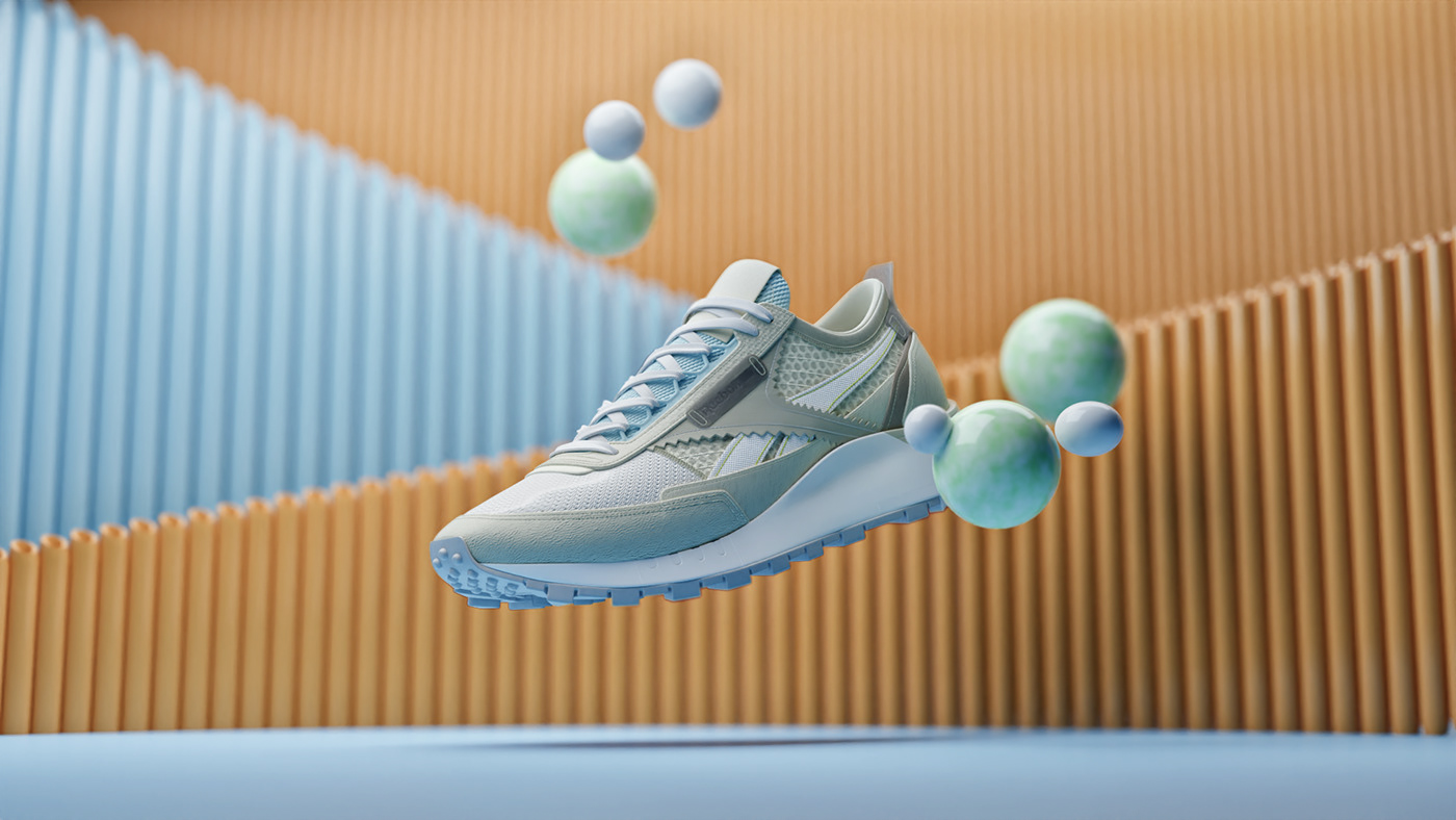 sneakers，Retro，3d，