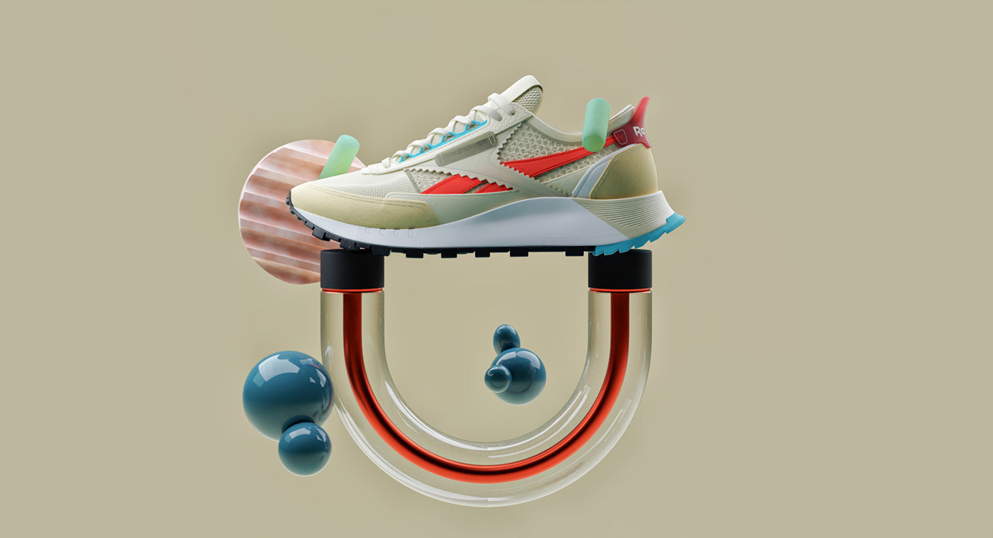 sneakers，Retro，3d，