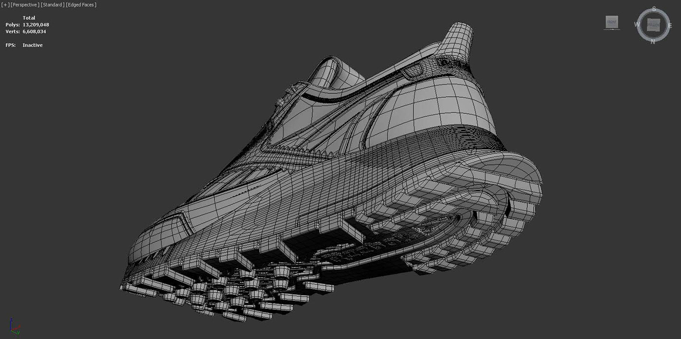 sneakers，Retro，3d，