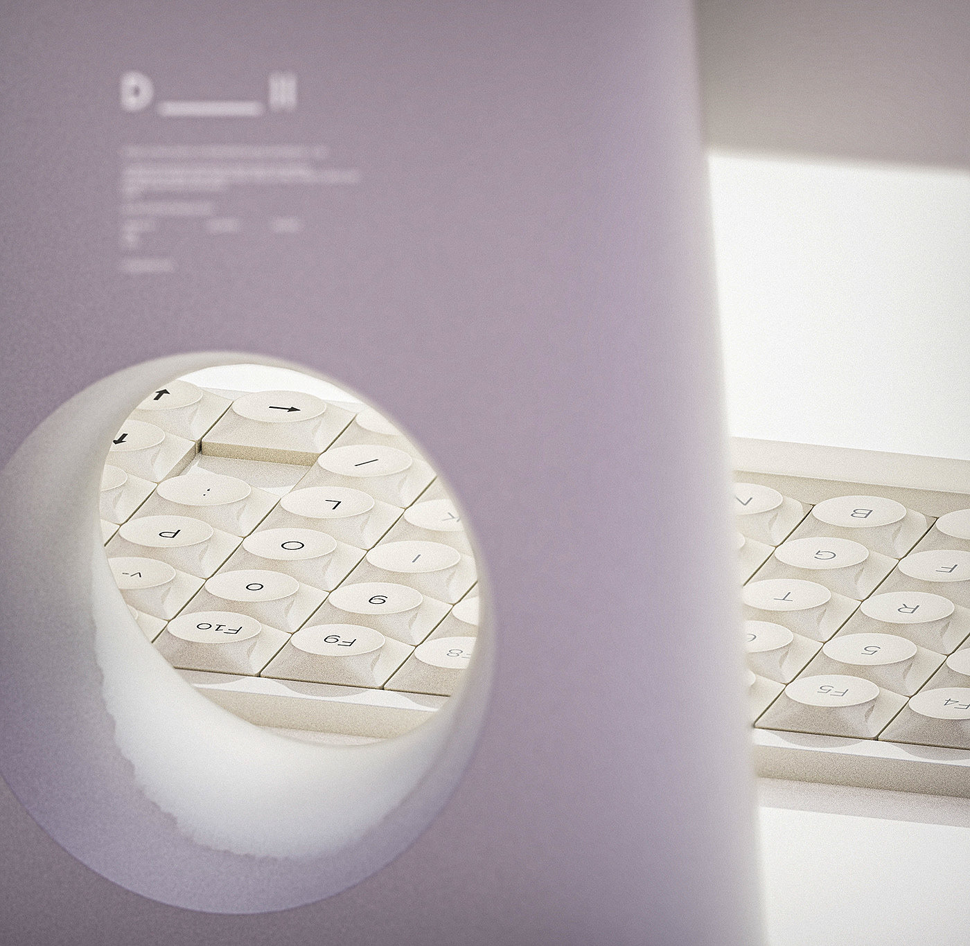 keyboard，Minimalism，white，