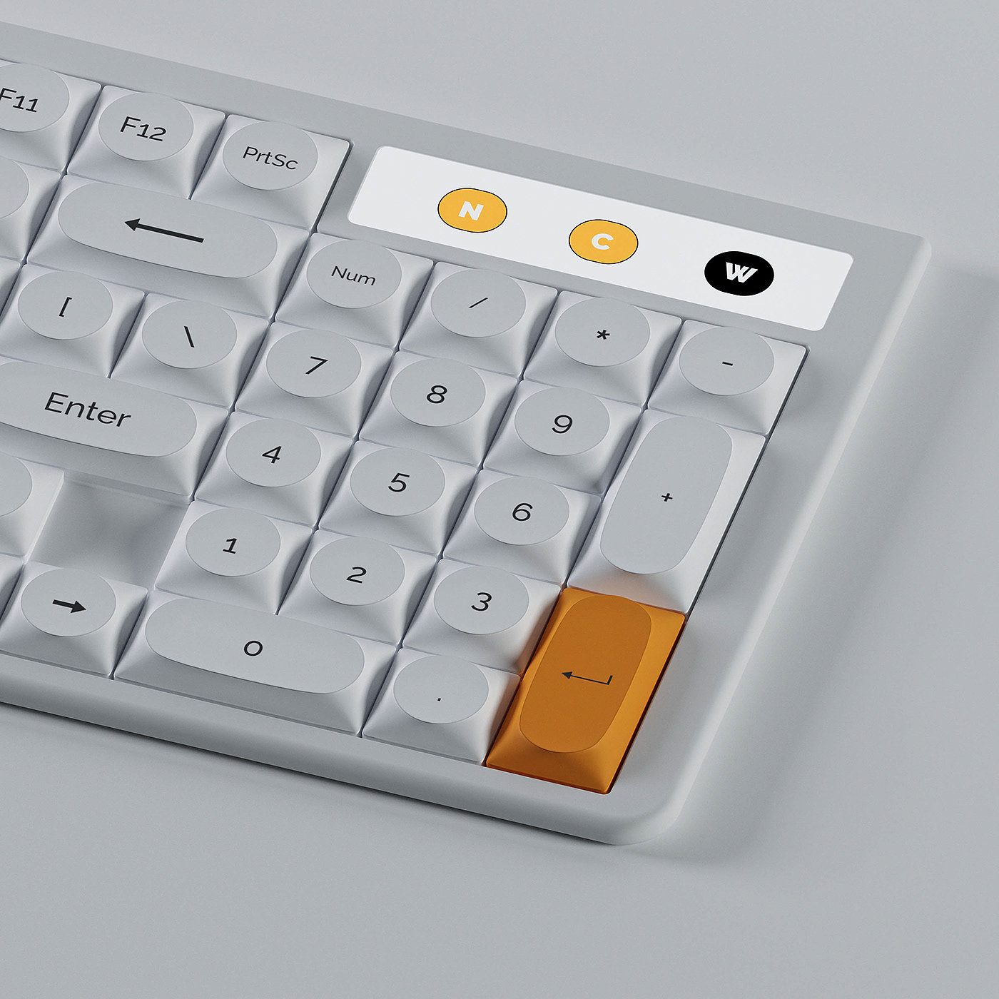 键盘，极简主义，白色，