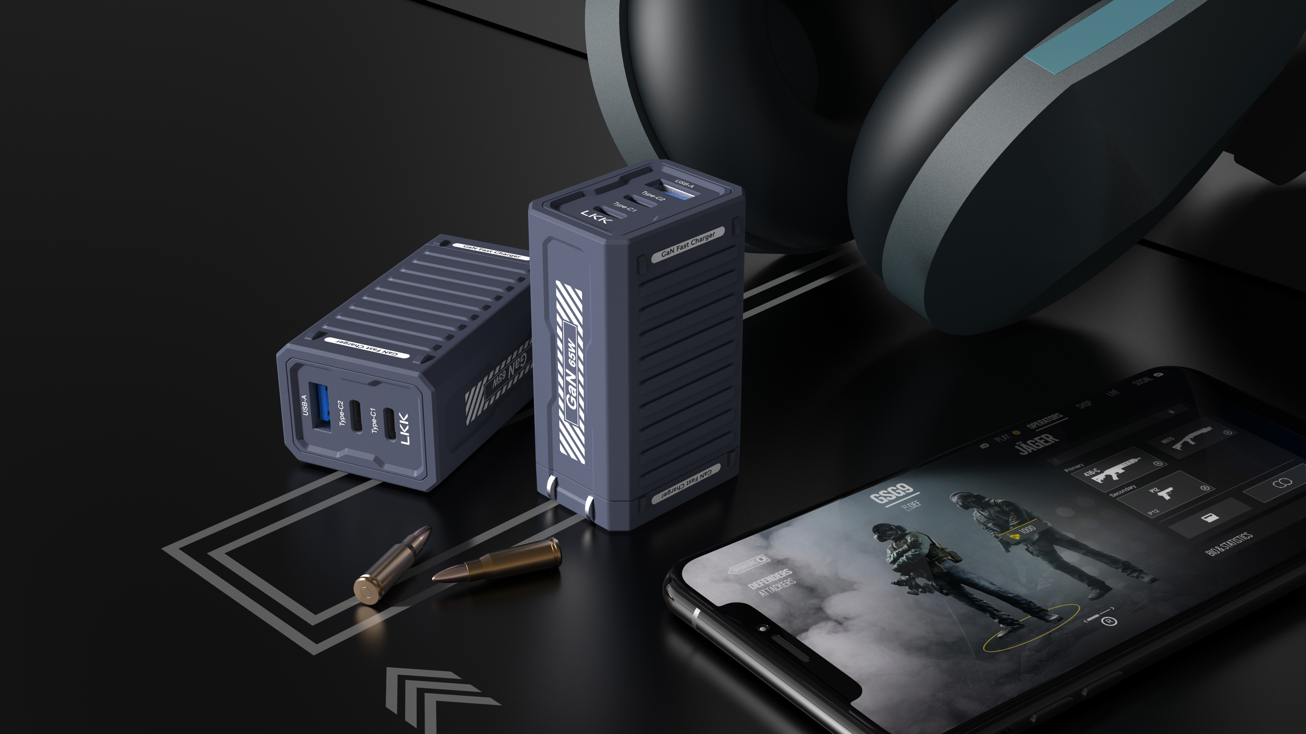 Charger，Gallium nitride fast charger，