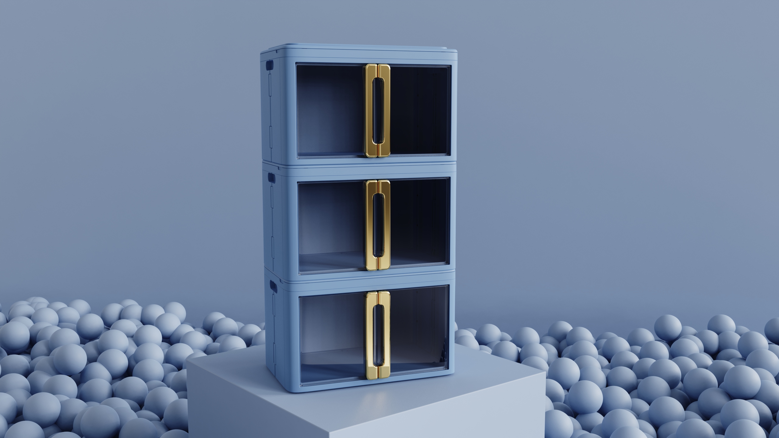 Folding box，Storage box，Folding storage，Simplicity，