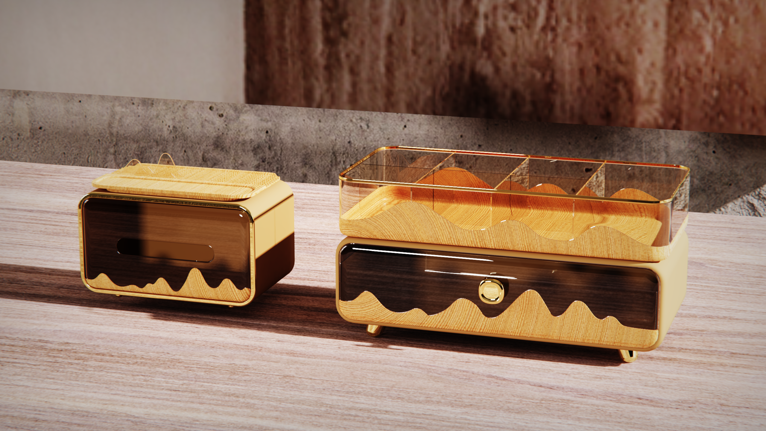 Desktop storage，Simplicity，arrangement，storage box，