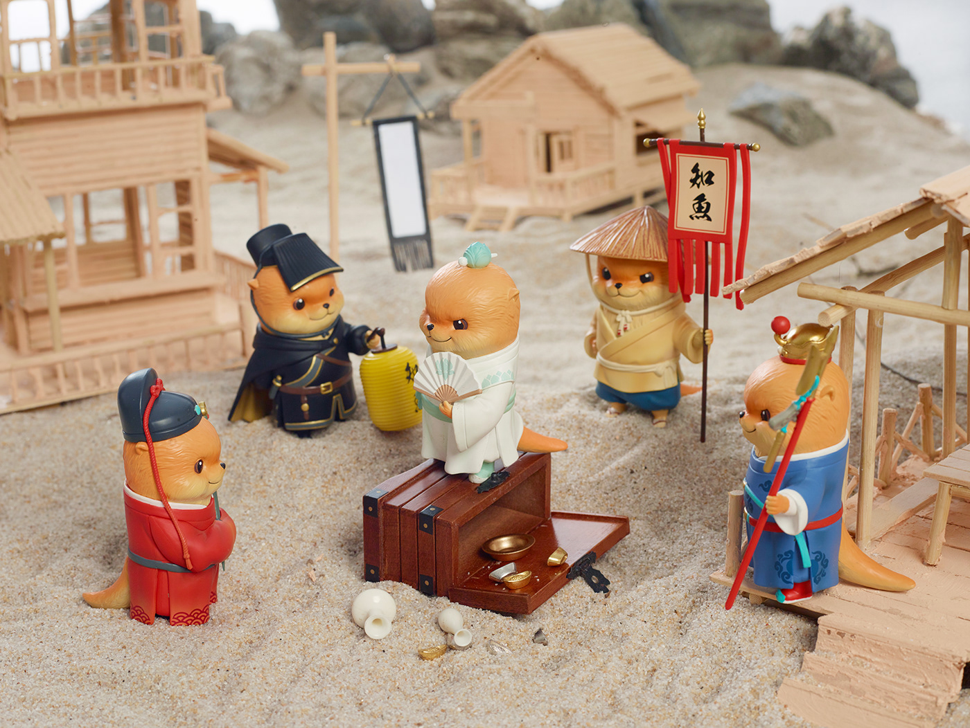 Mr. Otter WUXIA，series，character，toy，IP Design，Toys，Garage Kit，