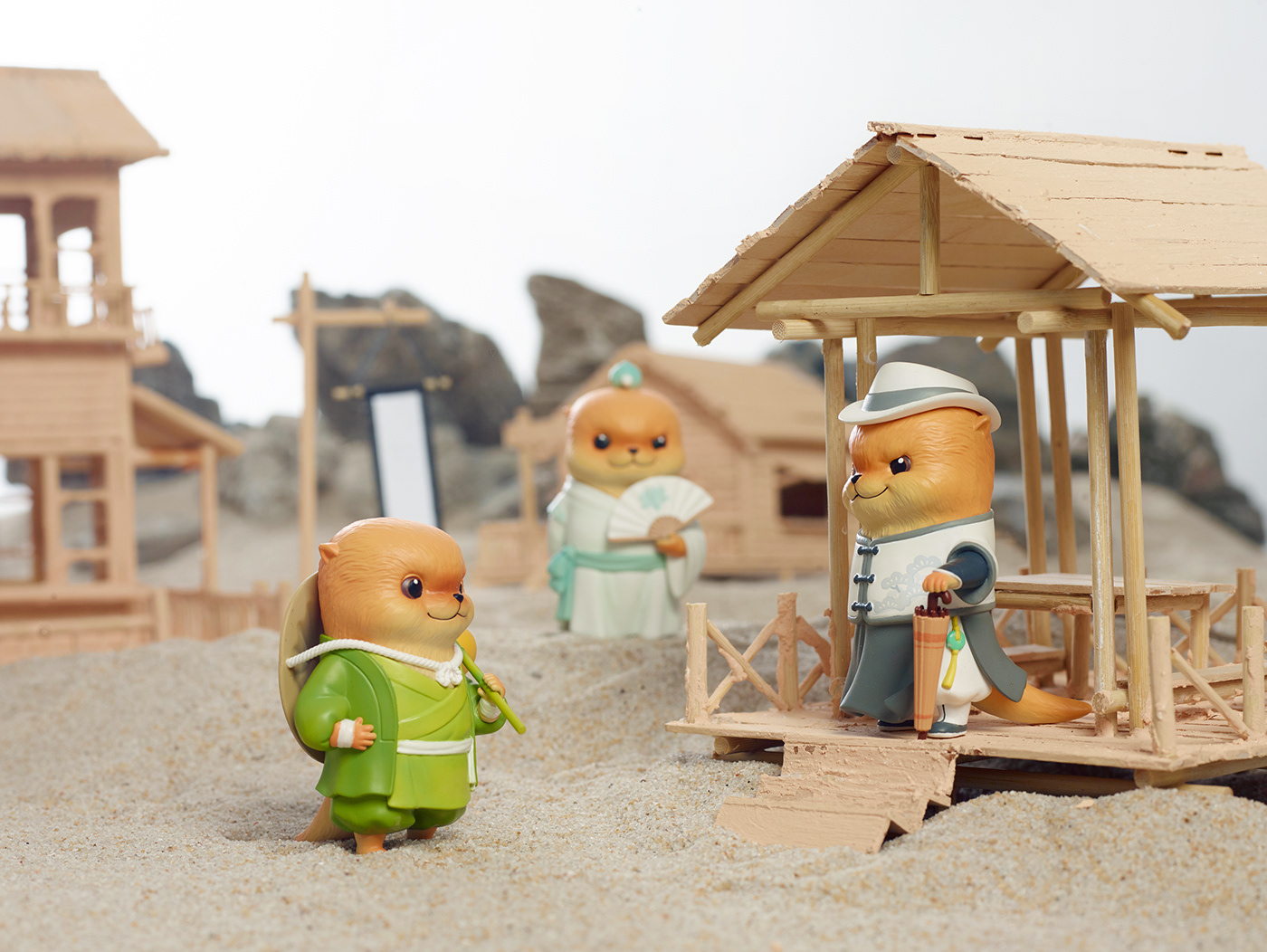 Mr. Otter WUXIA，series，character，toy，IP Design，Toys，Garage Kit，