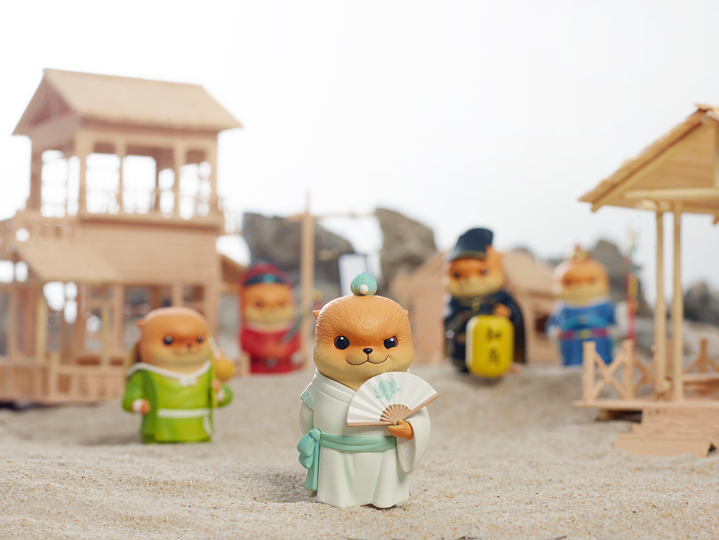 Mr. Otter WUXIA，series，character，toy，IP Design，Toys，Garage Kit，