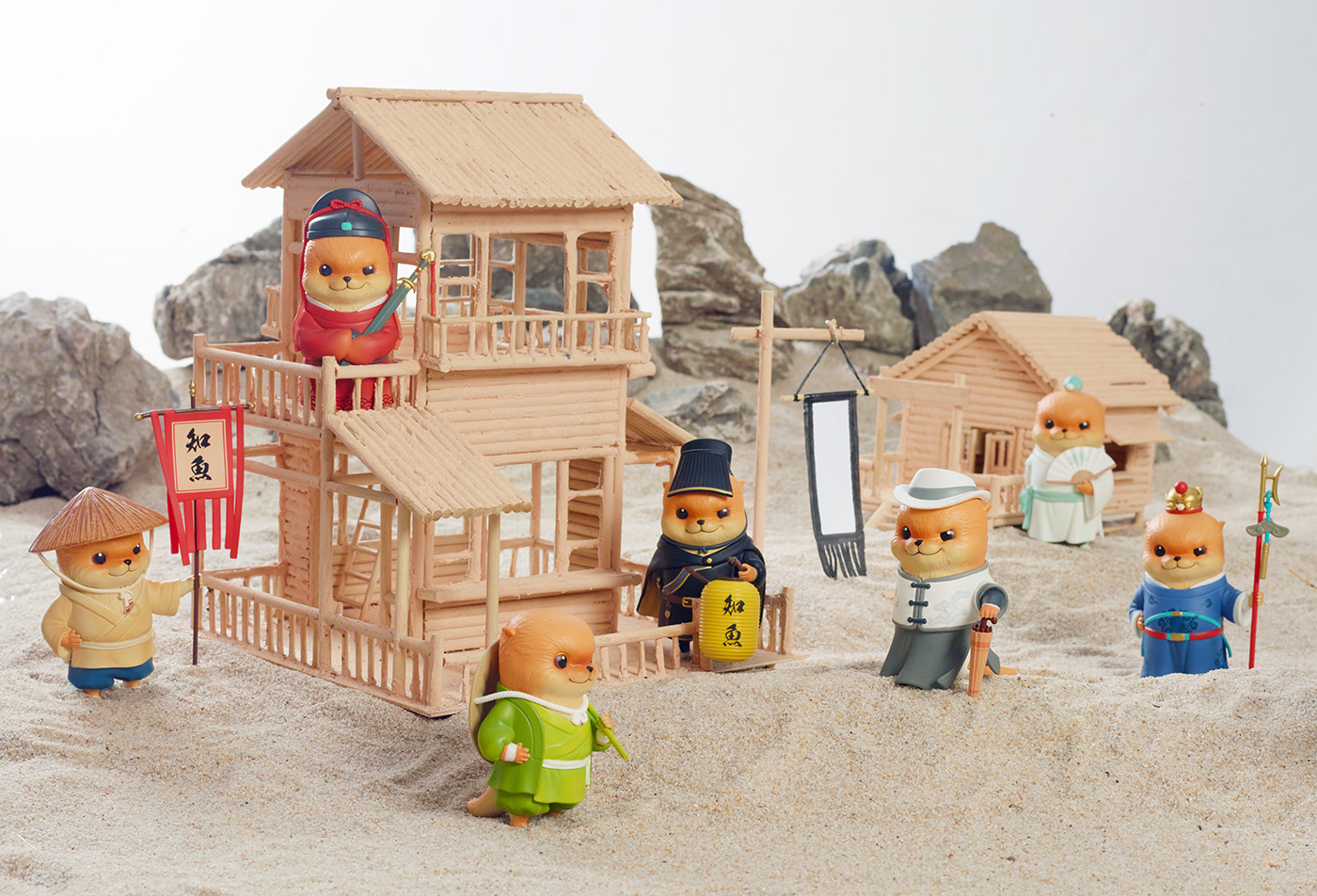 Mr. Otter WUXIA，series，character，toy，IP Design，Toys，Garage Kit，