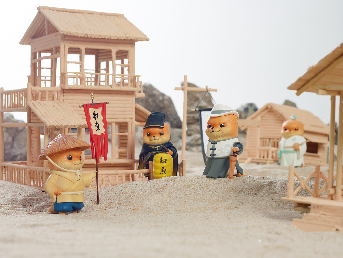 Mr. Otter WUXIA，series，character，toy，IP Design，Toys，Garage Kit，