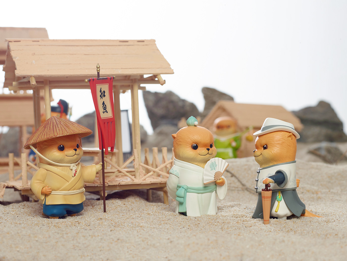 Mr. Otter WUXIA，series，character，toy，IP Design，Toys，Garage Kit，