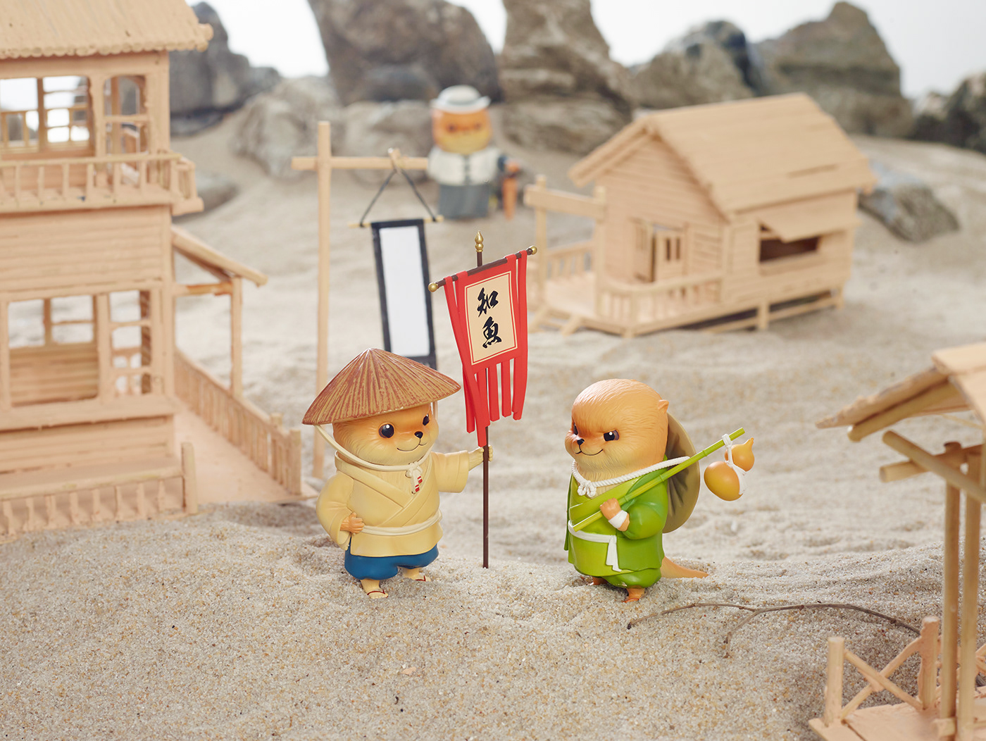 Mr. Otter WUXIA，series，character，toy，IP Design，Toys，Garage Kit，