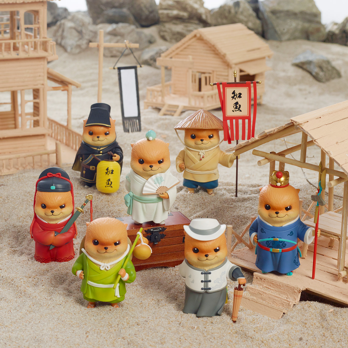 Mr. Otter WUXIA，series，character，toy，IP Design，Toys，Garage Kit，