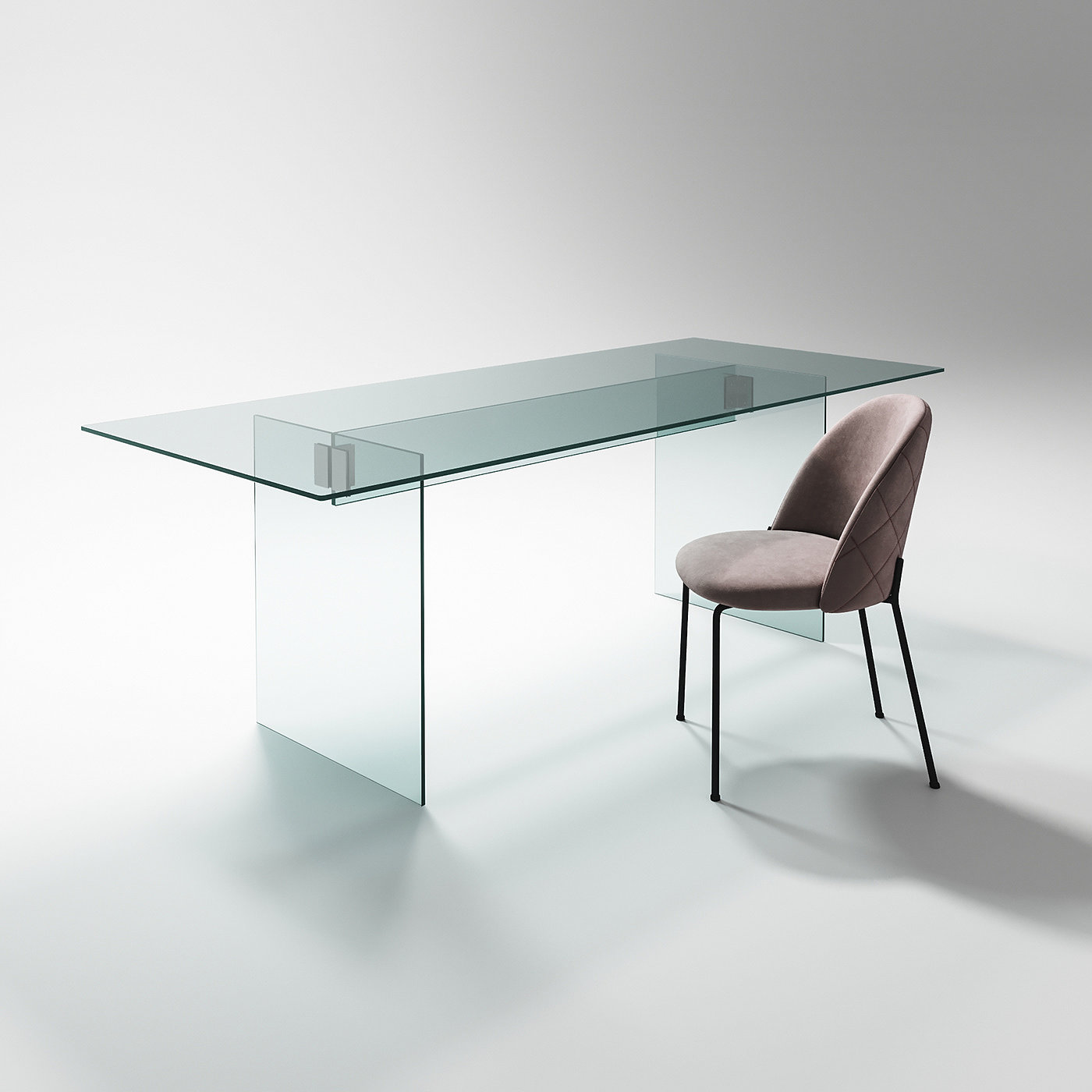 Table，Glass，clean，transparent，