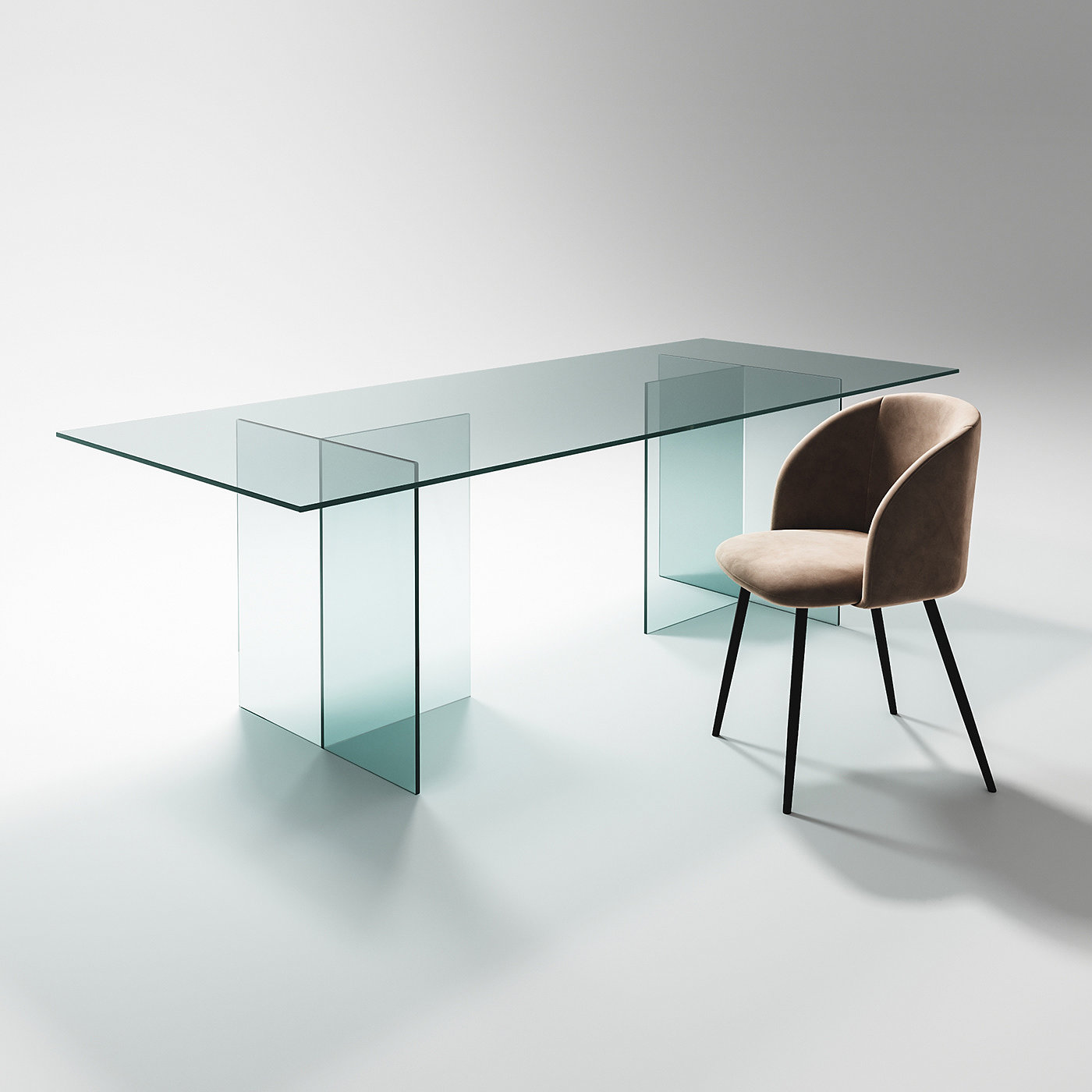 Table，Glass，clean，transparent，