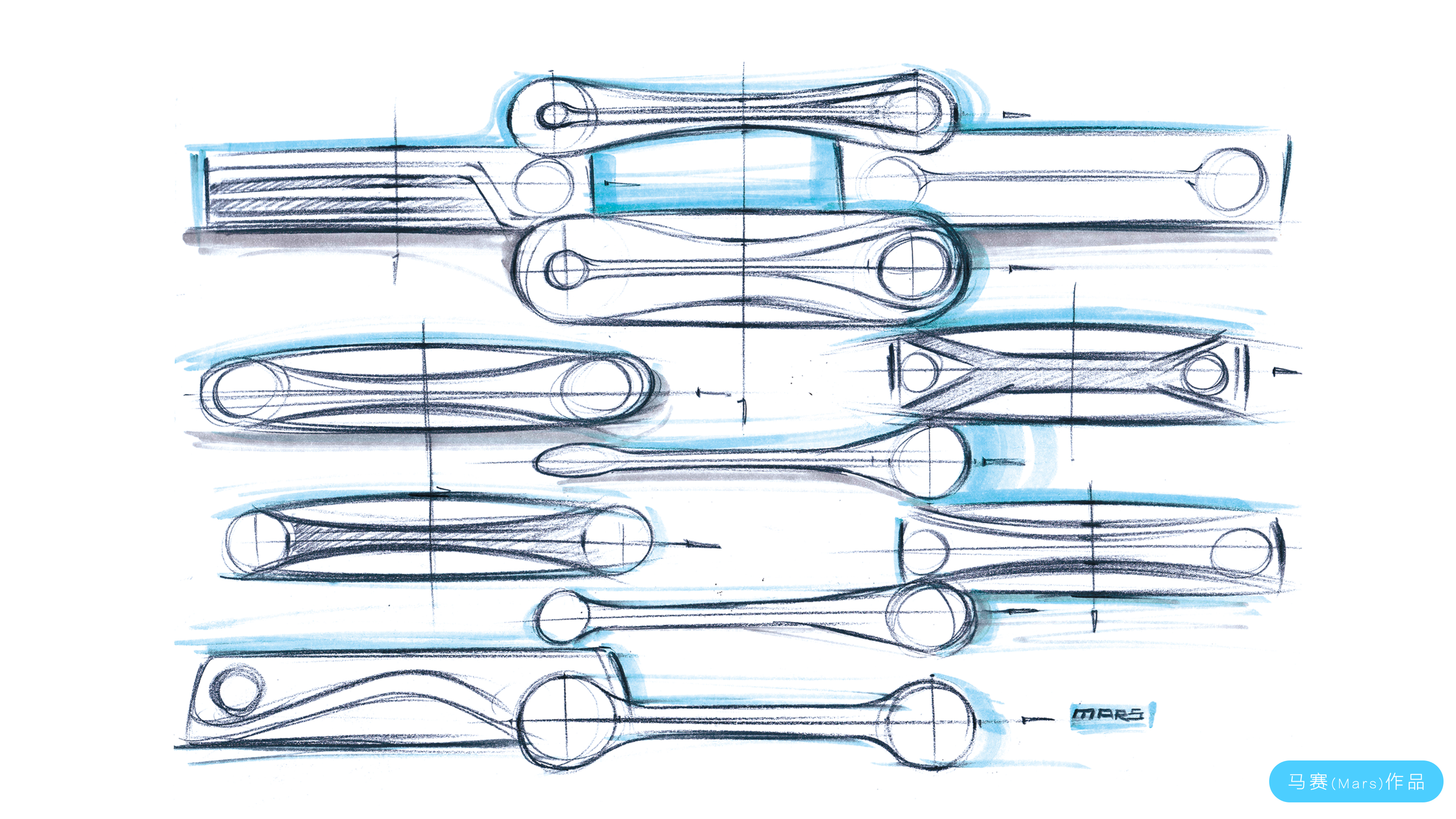 Hand drawn industrial products，Projector，Product renderings，Design Research，Hand drawn products，Hand drawn renderings of products，