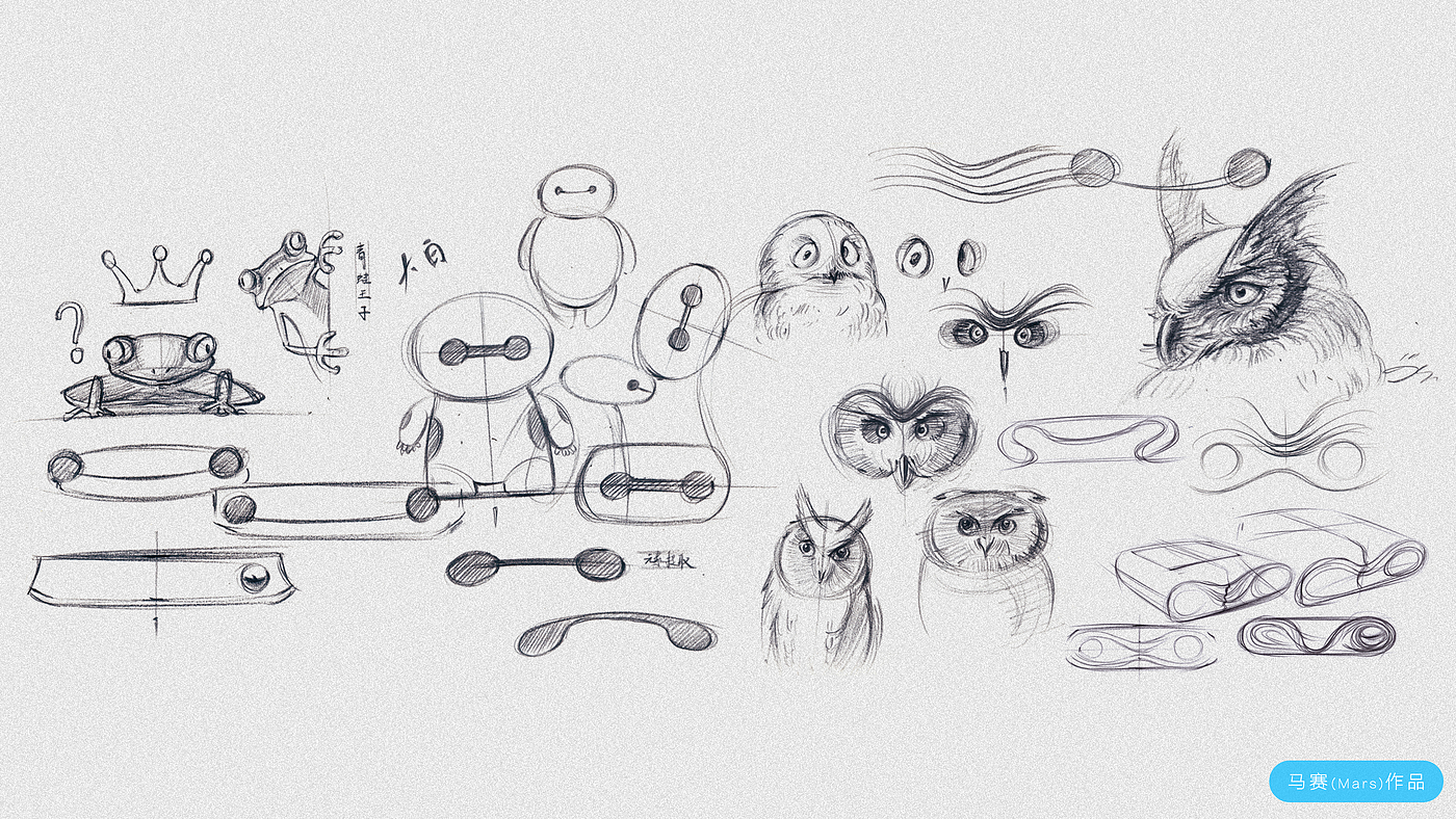 Hand drawn industrial products，Projector，Product renderings，Design Research，Hand drawn products，Hand drawn renderings of products，