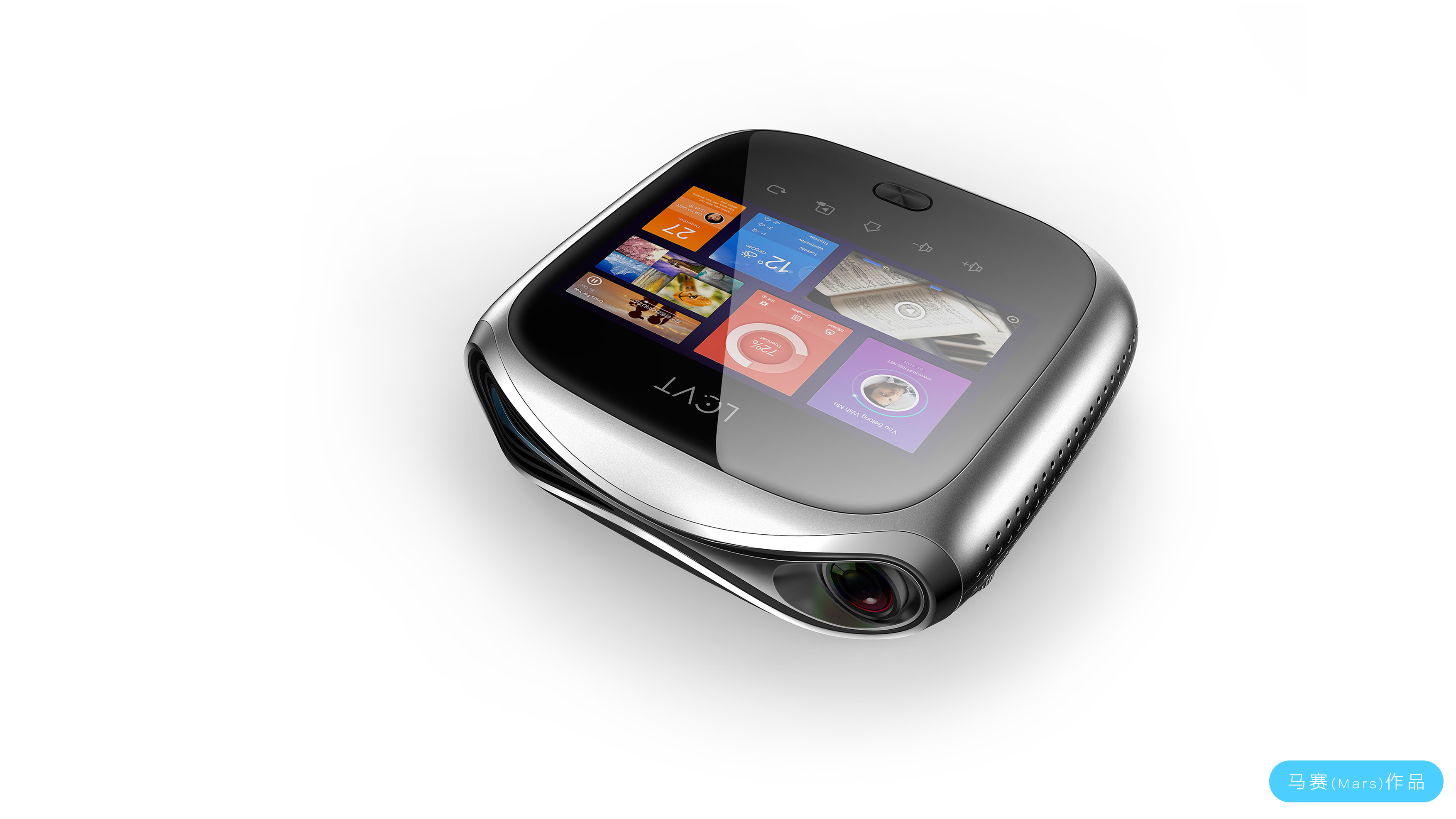 Hand drawn industrial products，Projector，Product renderings，Design Research，Hand drawn products，Hand drawn renderings of products，