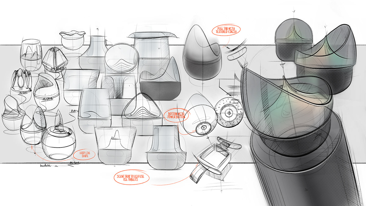 Home Furnishing，lamps and lanterns，Intelligent lamp，product design，