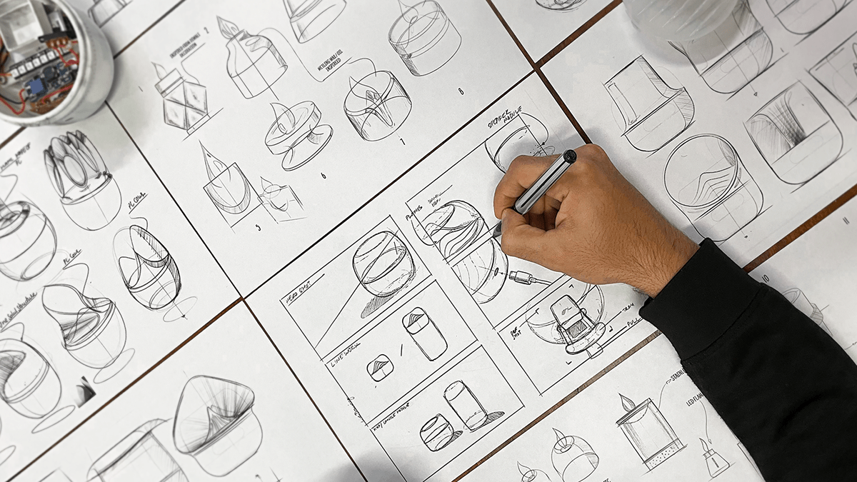 Home Furnishing，lamps and lanterns，Intelligent lamp，product design，