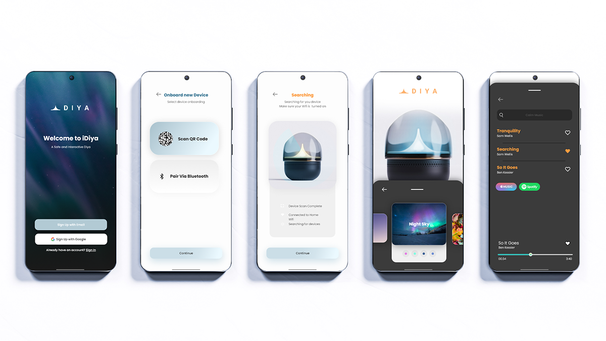 Home Furnishing，lamps and lanterns，Intelligent lamp，product design，