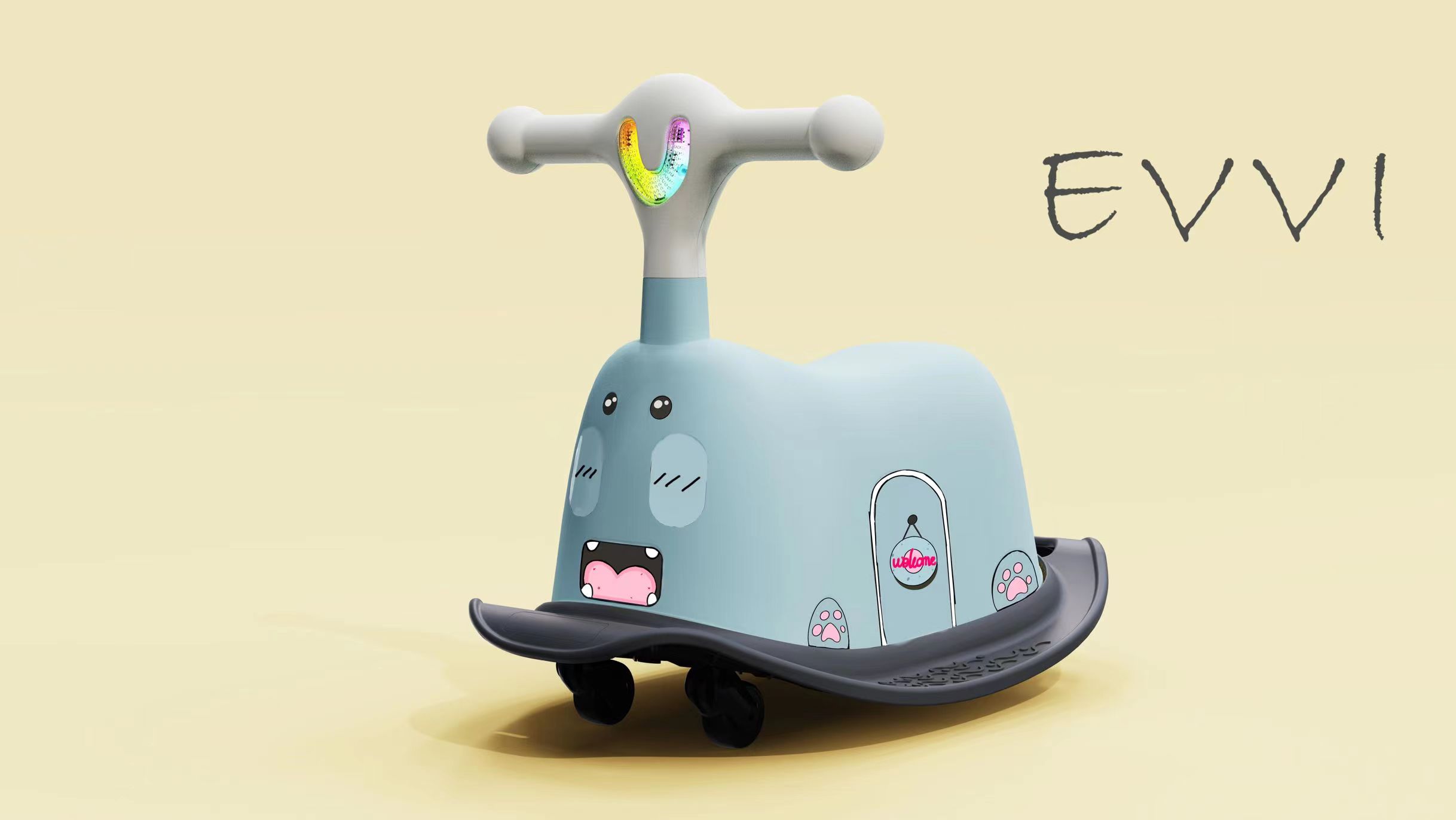 Plush，Taxi，Stroller，Cartoon，