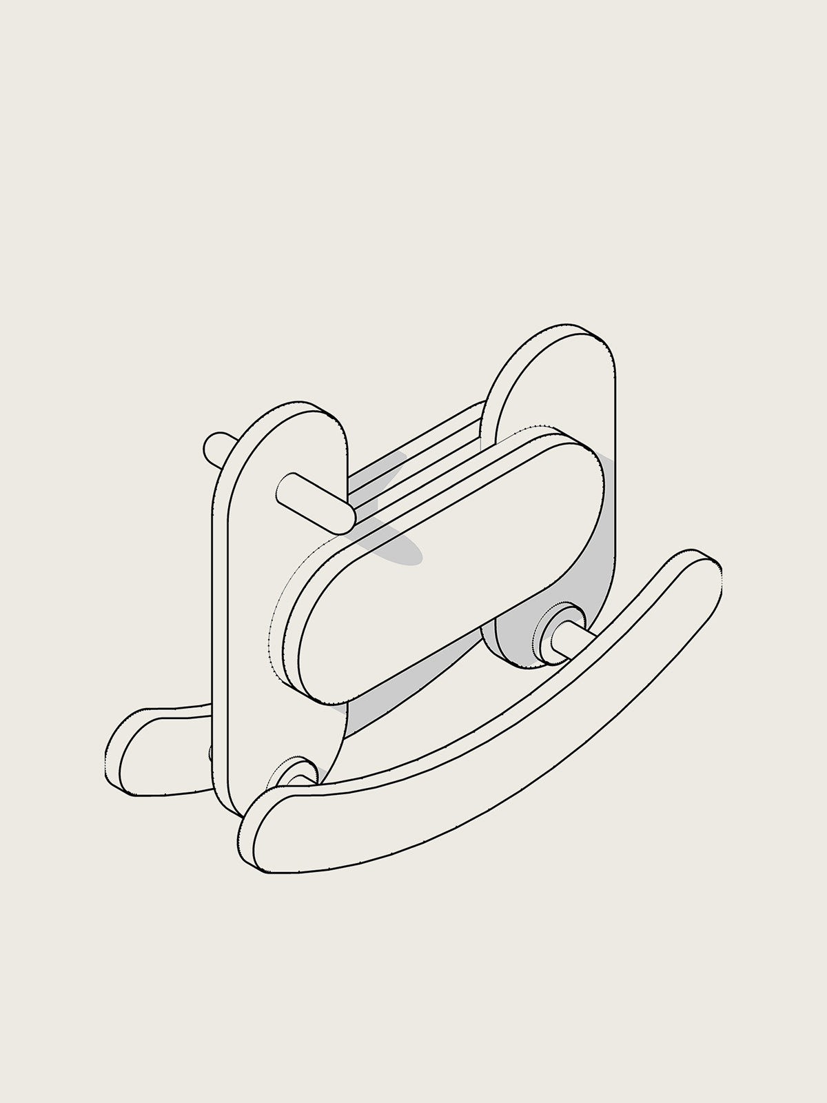 Toys，product design，children，Belarus，Konik，Rocking car，