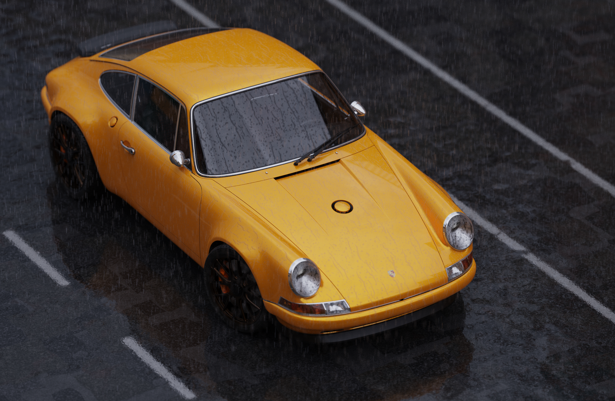 keyshot，industrial design，Car rendering，