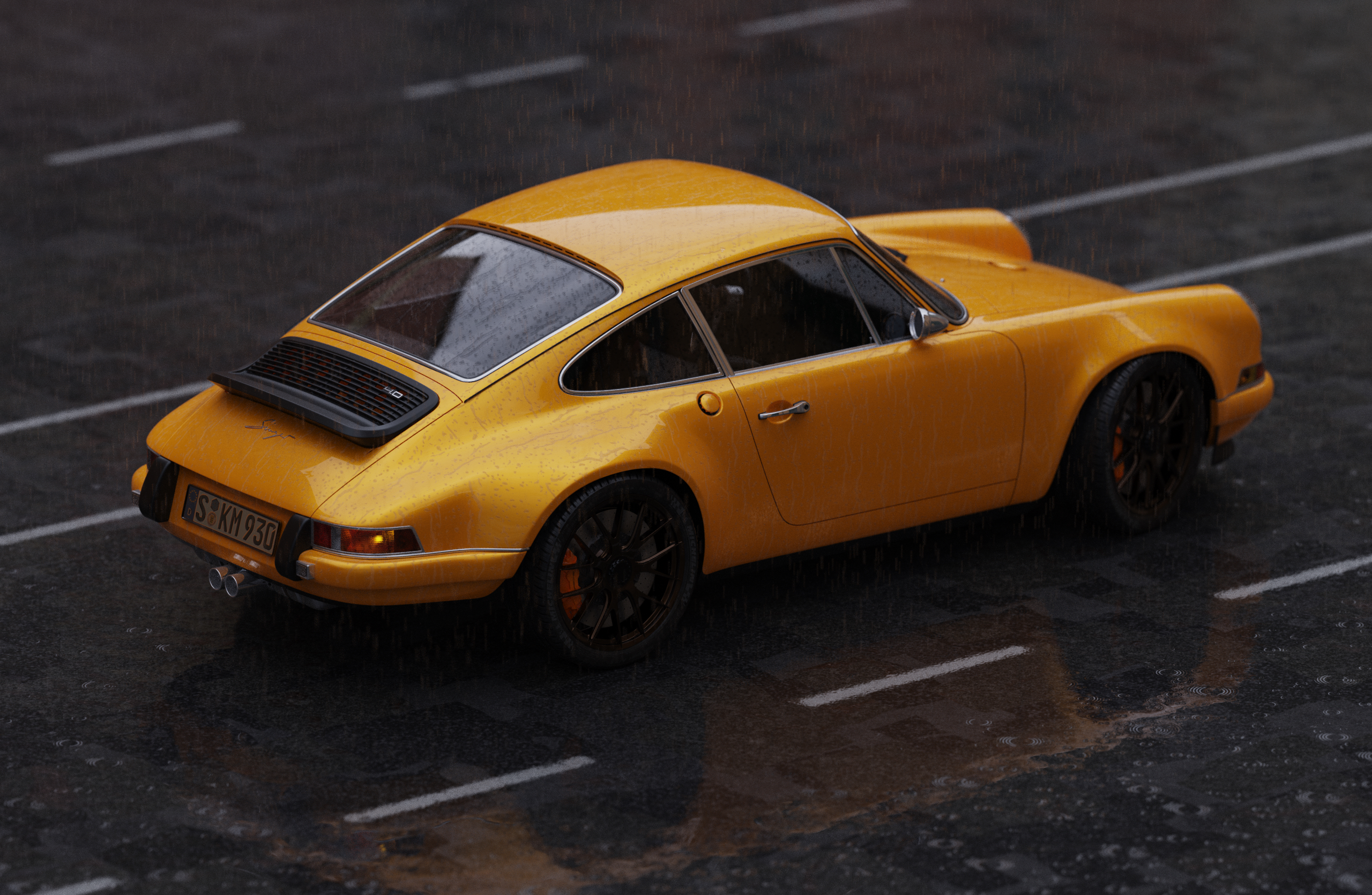 keyshot，industrial design，Car rendering，